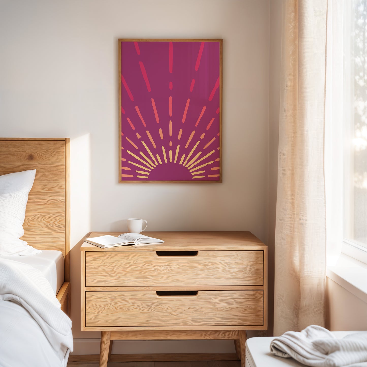 Magenta Skies Break Into Gold