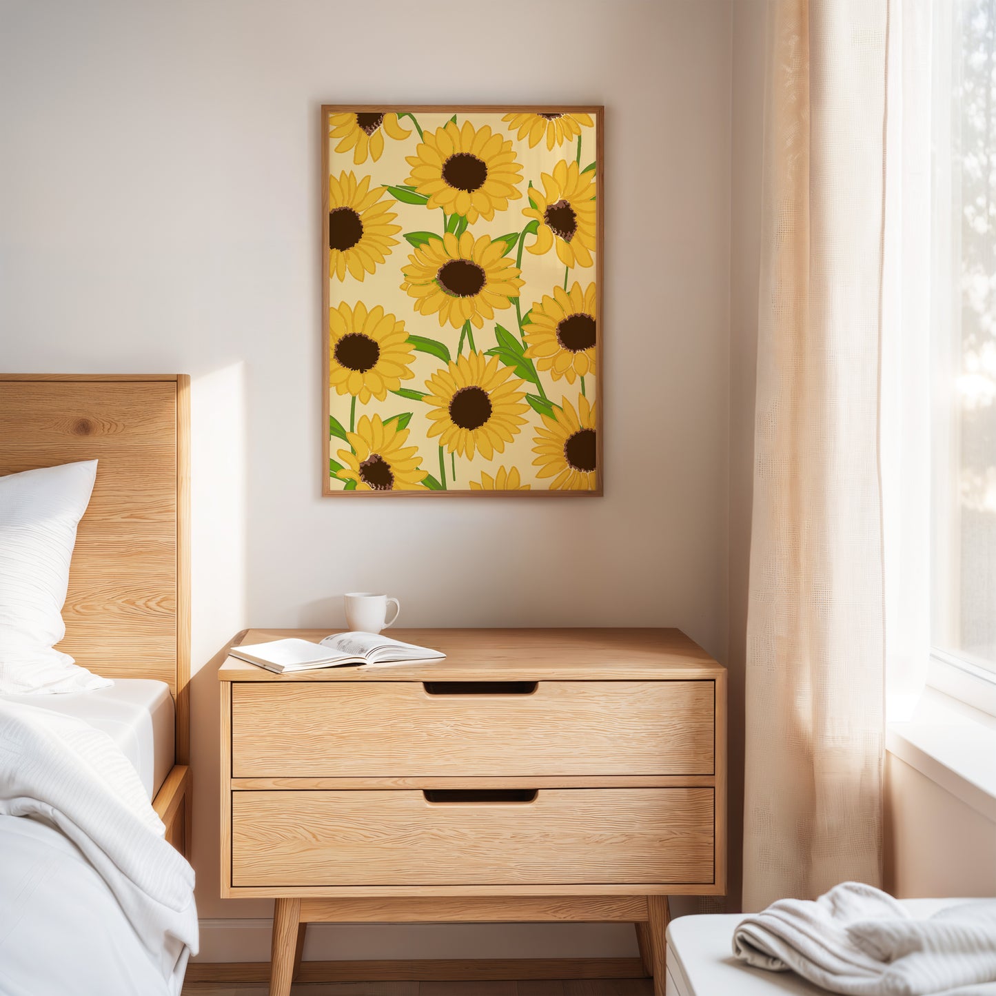 Yellow Petals Chase Summer Light
