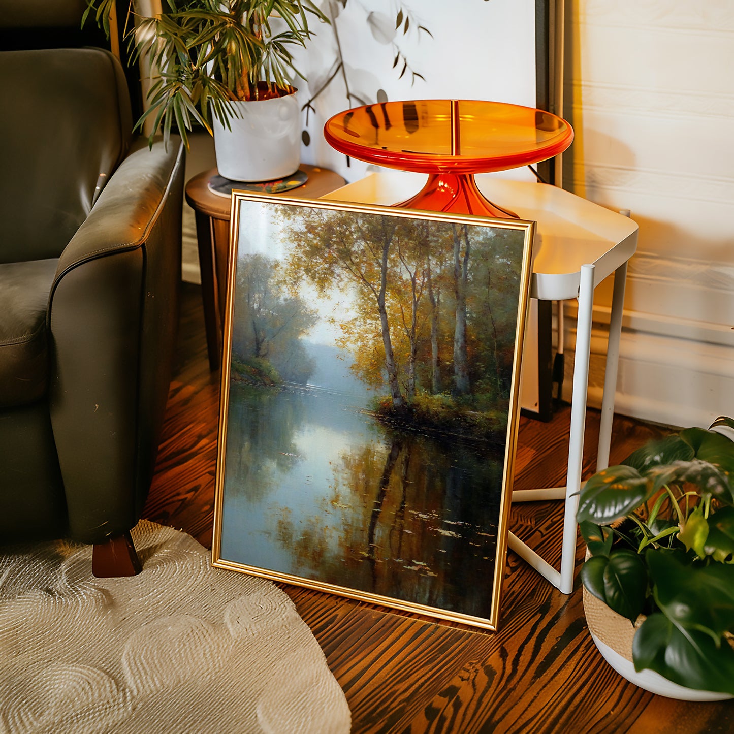 Autumn Reflections on Tranquil Waters