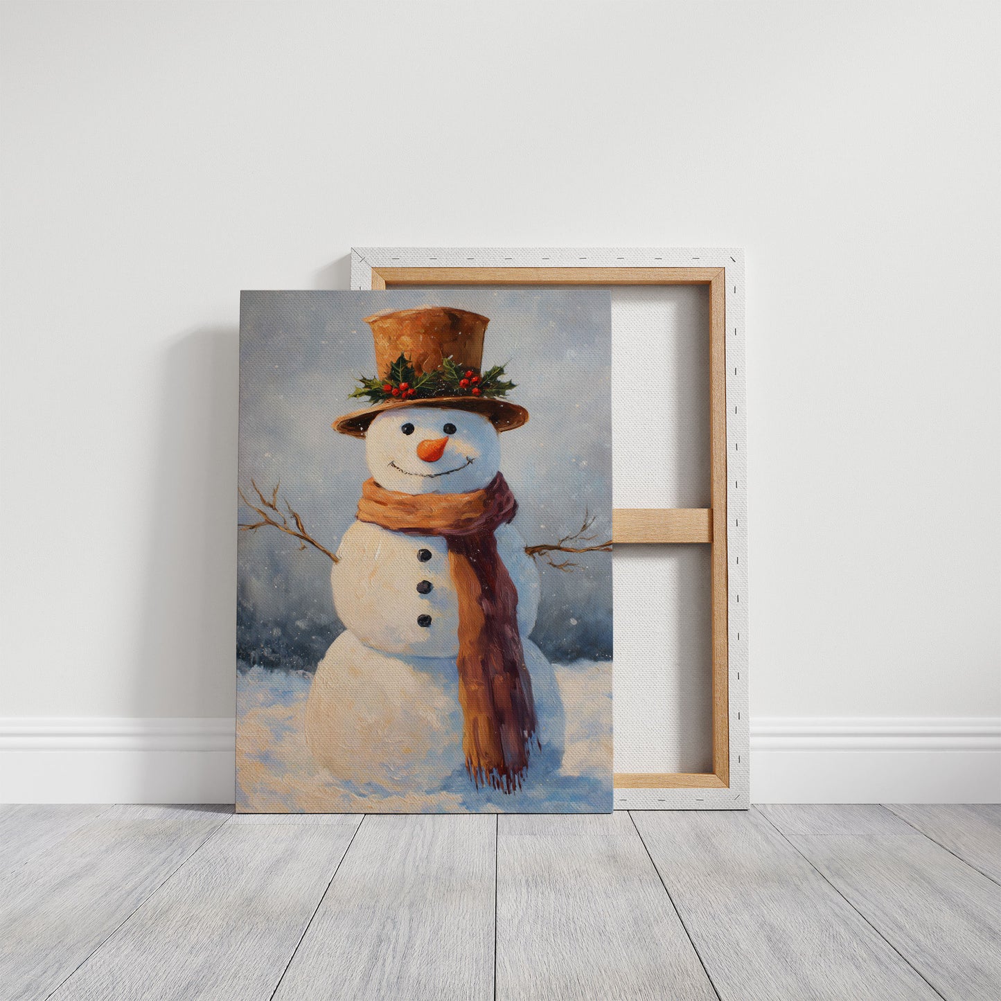 Frosty Wears His Holly Crown