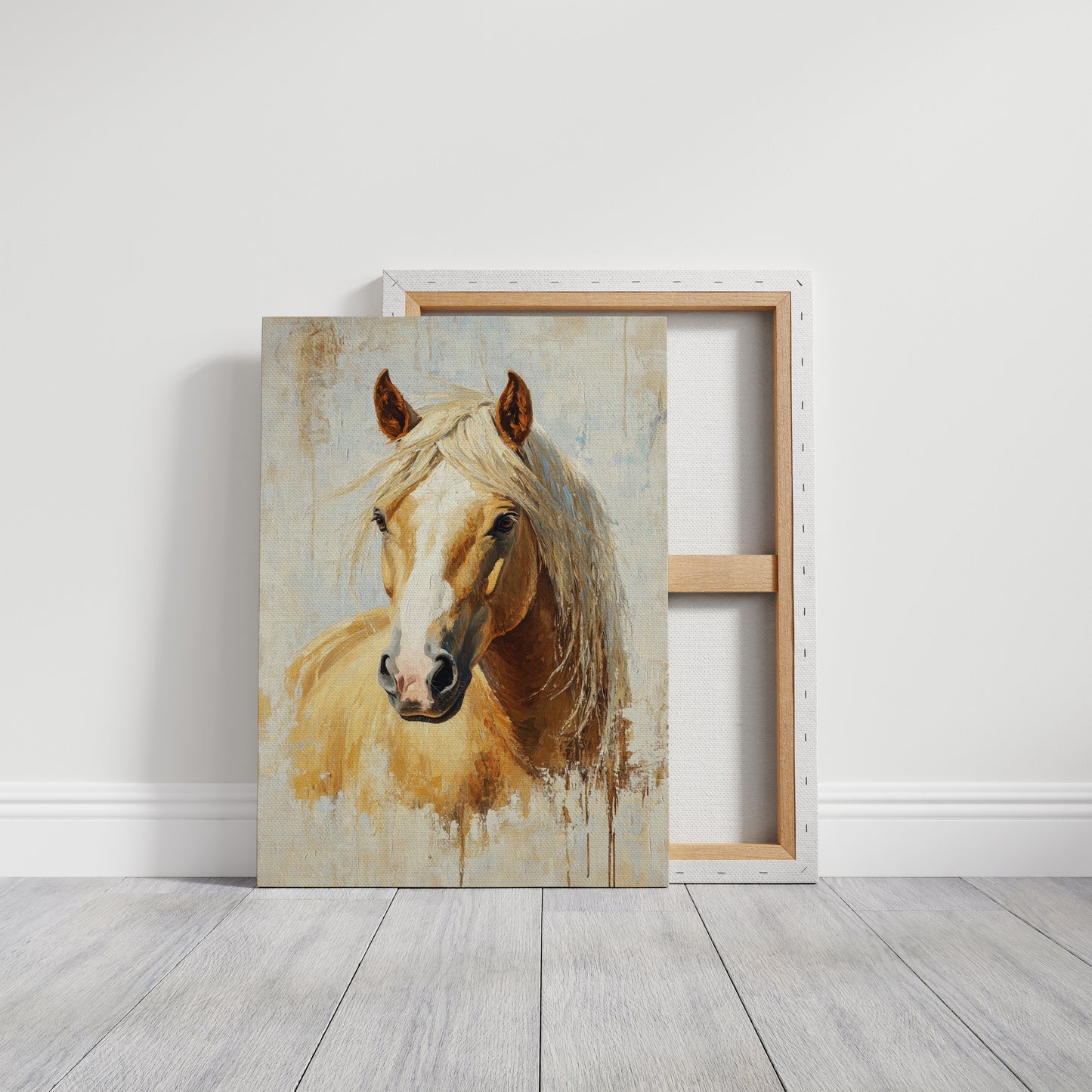 Golden Palomino in Brushstroke Light
