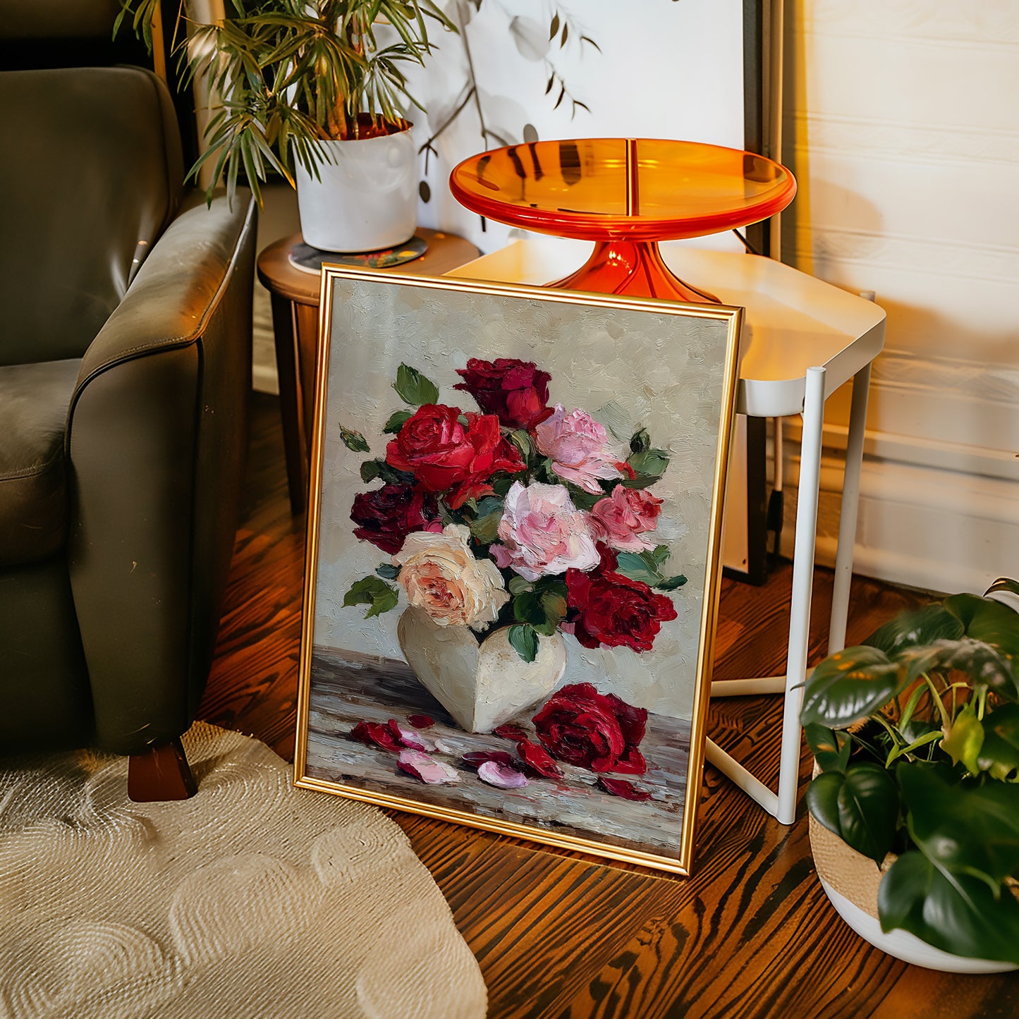 Hearts Bloom in Silent Elegance