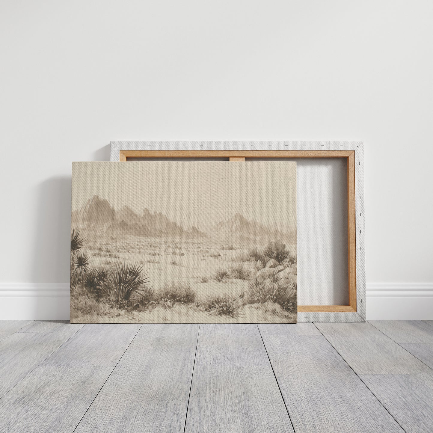 Mojave Solitude - Desert Mountain Landscape