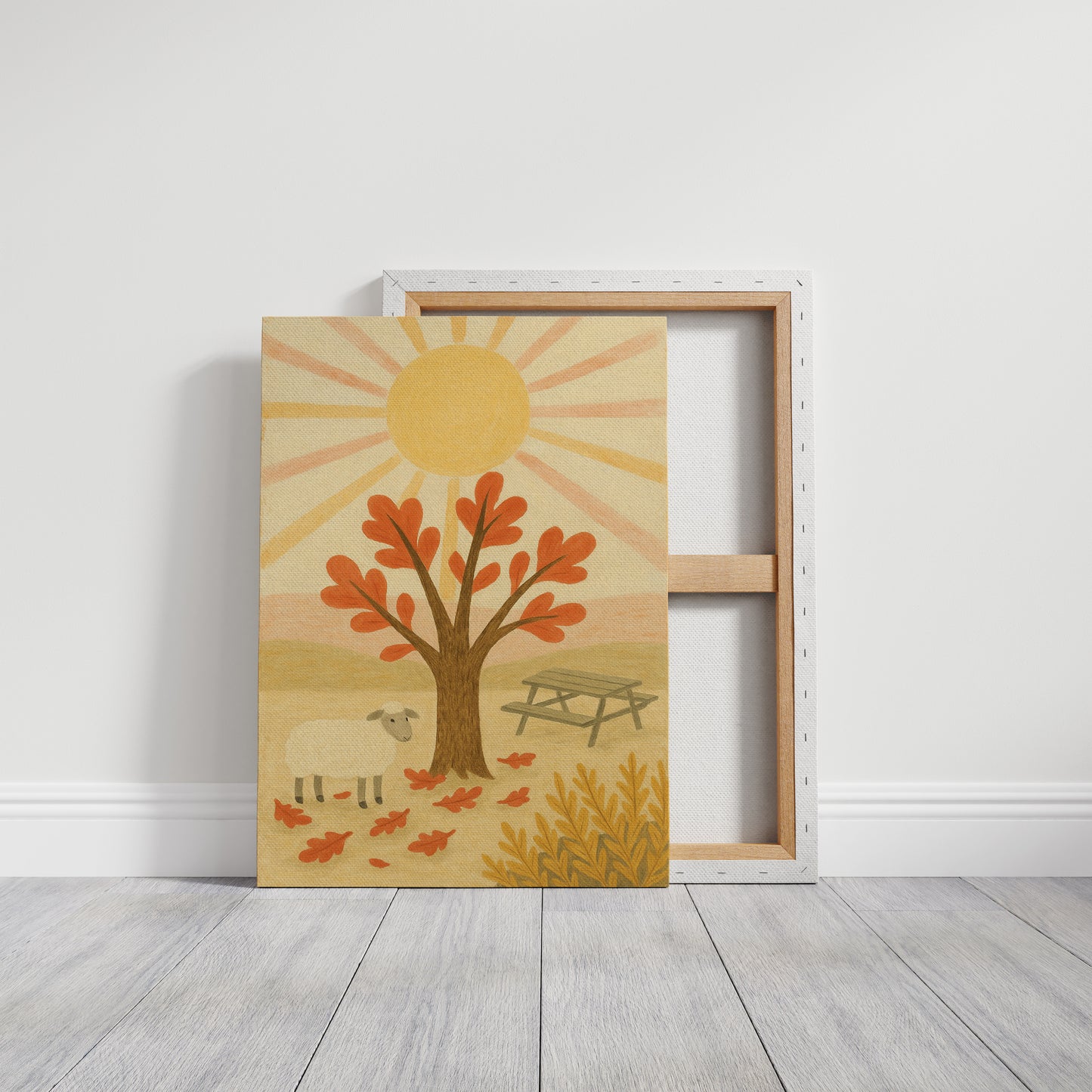 Sunny Picnic with the Little Lamb