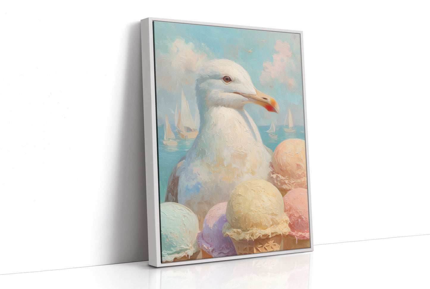 Coastal Gull Awaits Ocean Voyage