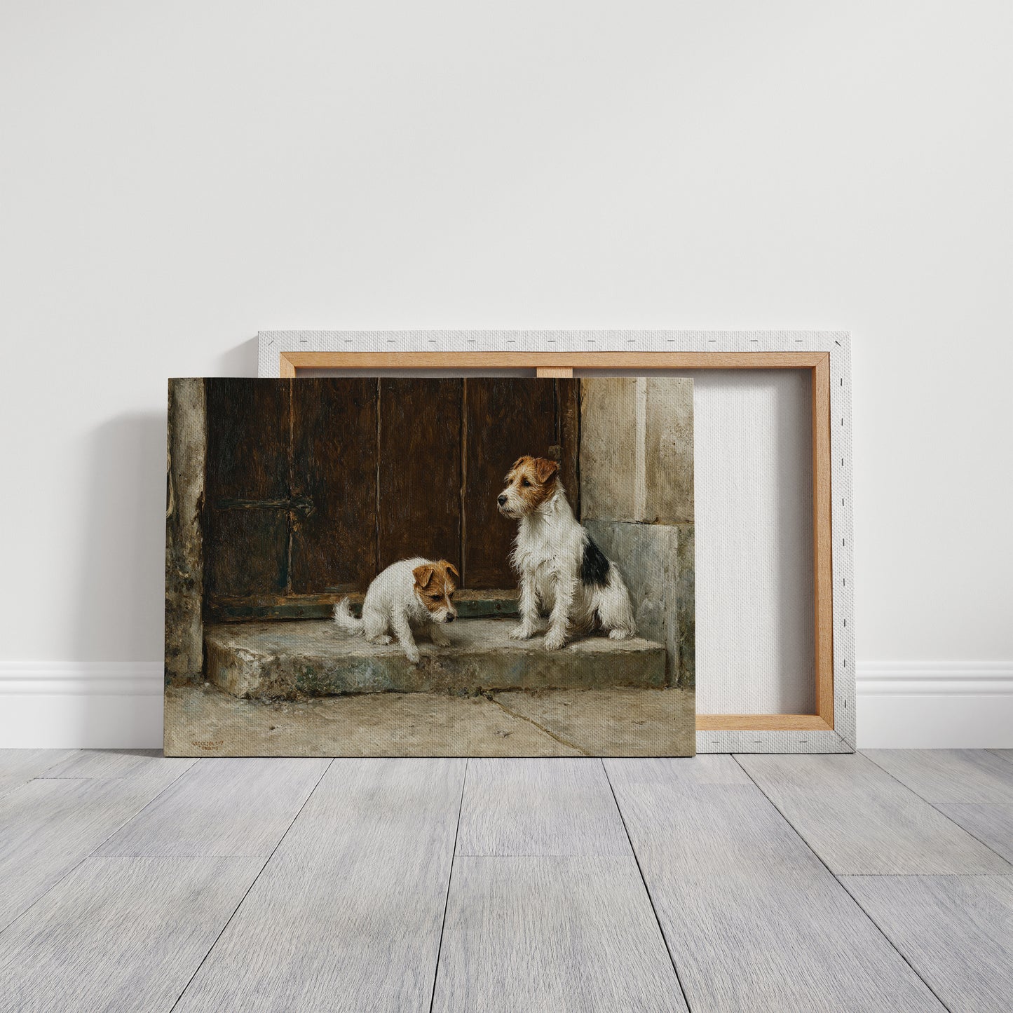 Terriers Guard Their Ancient Step