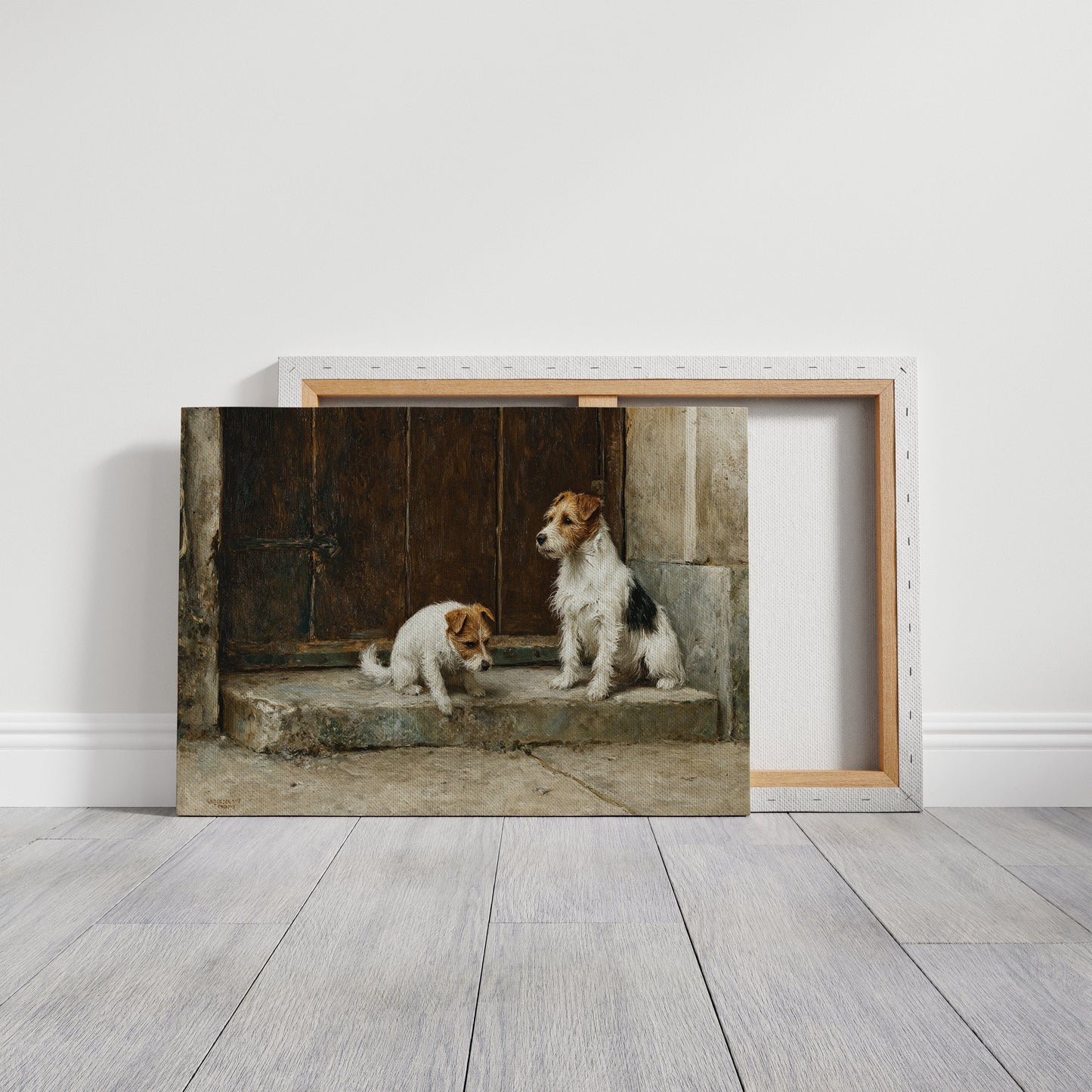 Terriers Guard Their Ancient Step