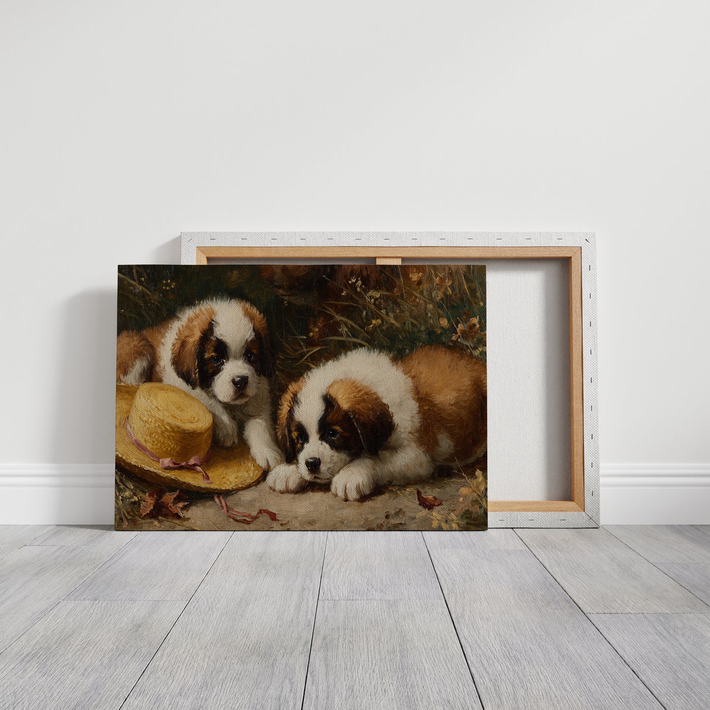 Summer Puppies Find Straw Hat Adventure