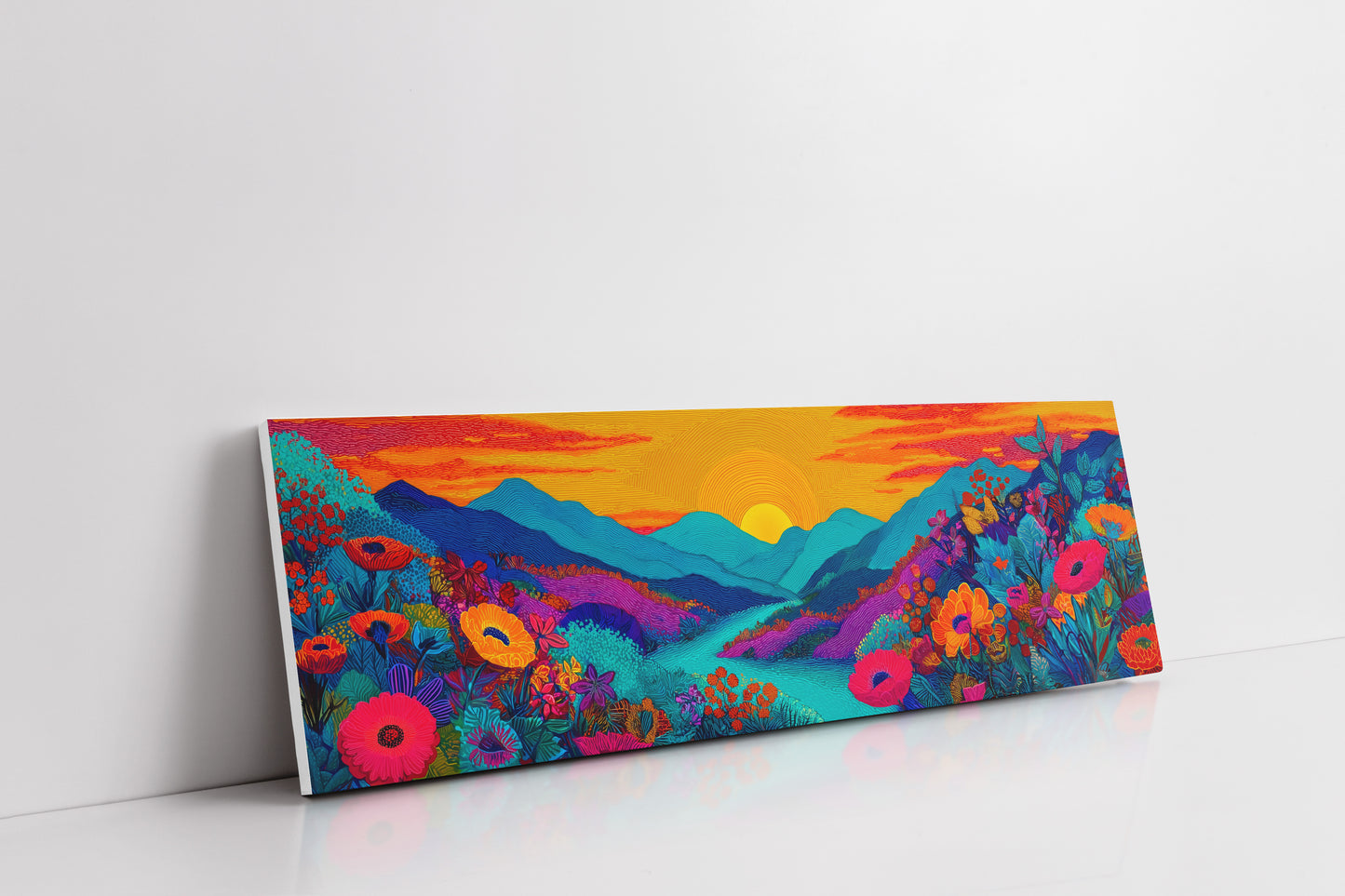 Sunrise Through Wild Bloom