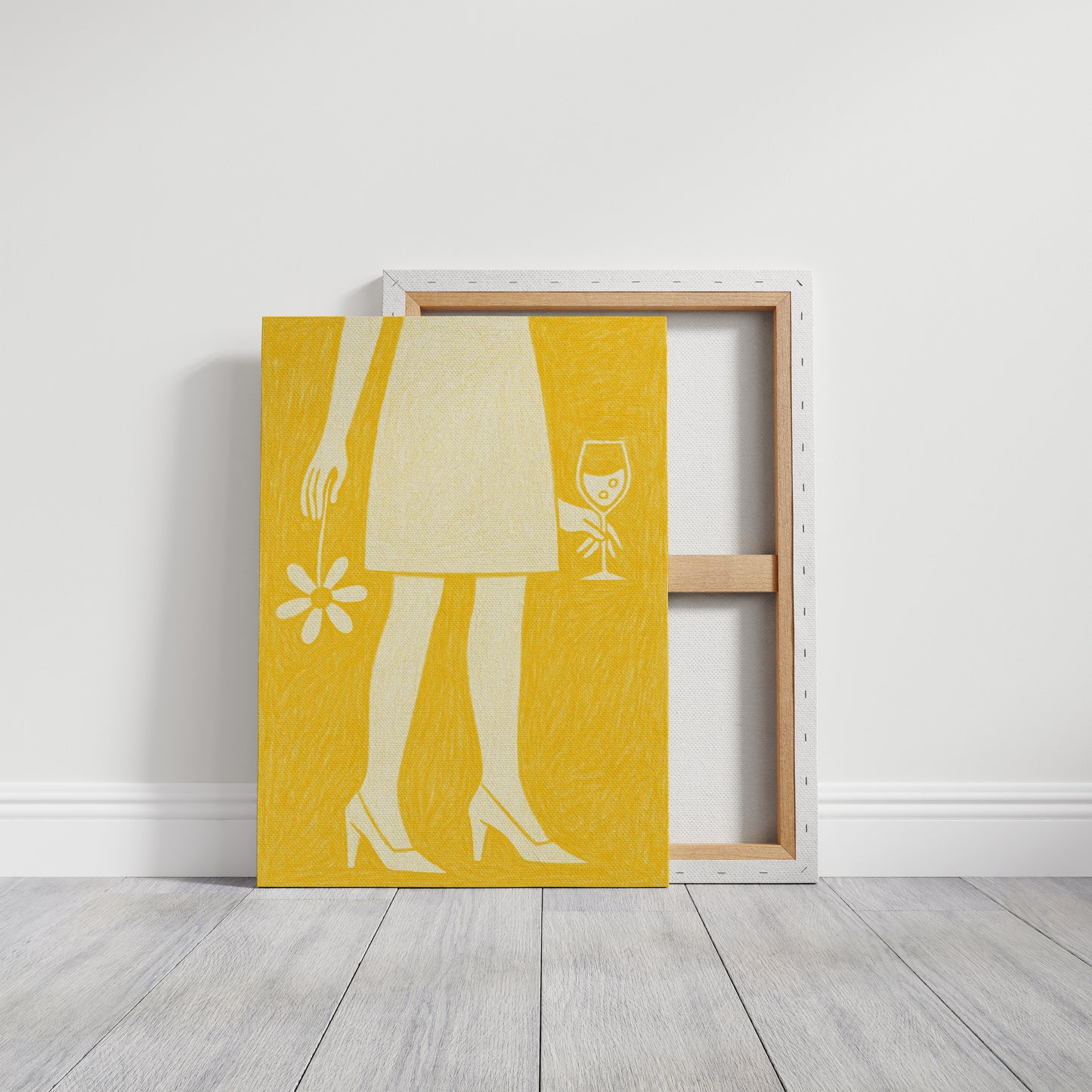 Daisy and Bubbles in Yellow