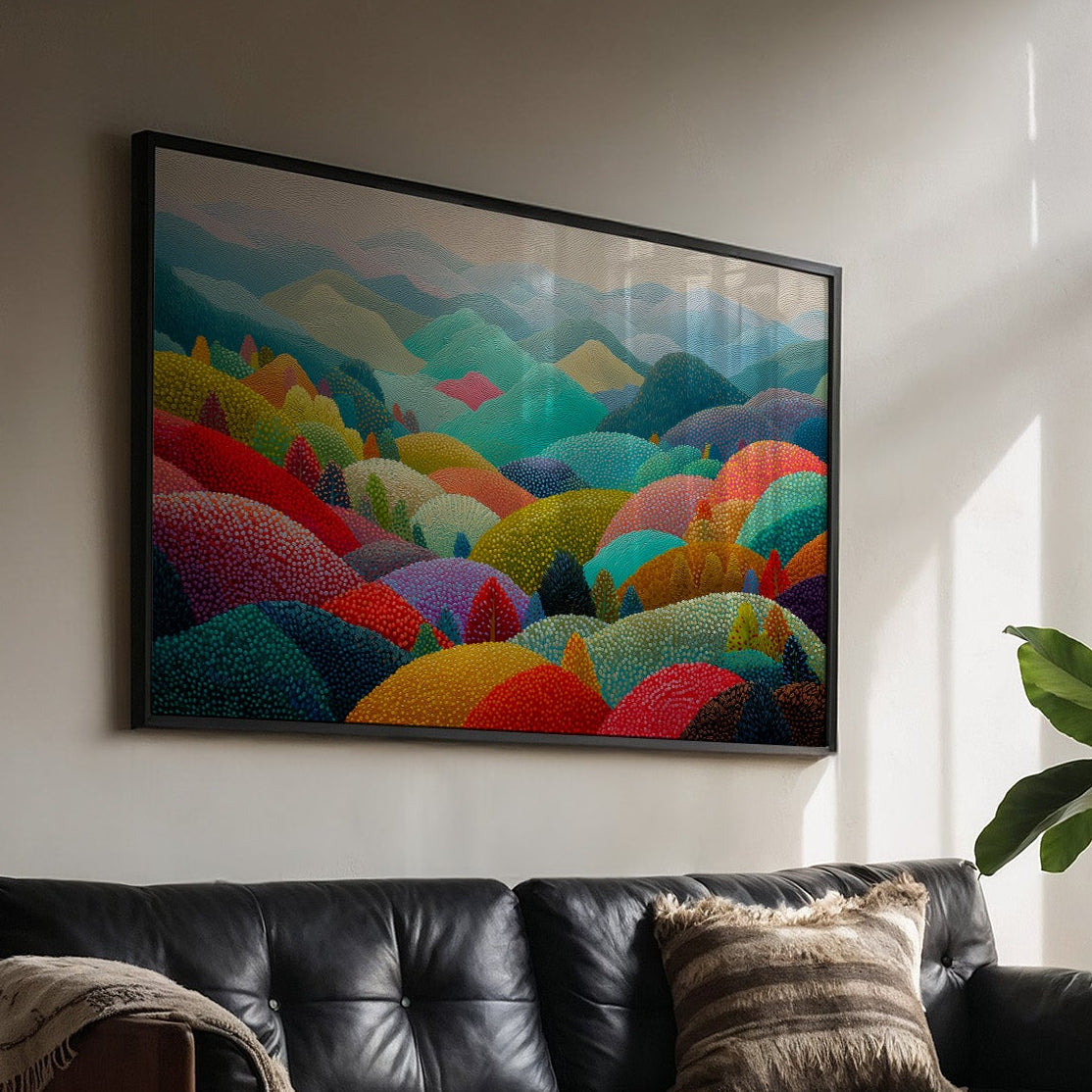 Rolling Hills Paint Summer's Rainbow Song