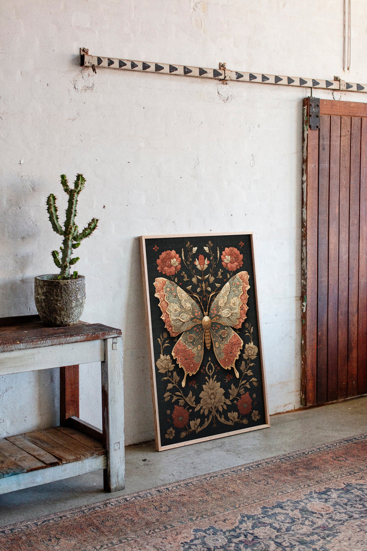 Embroidered Wings in Bloom