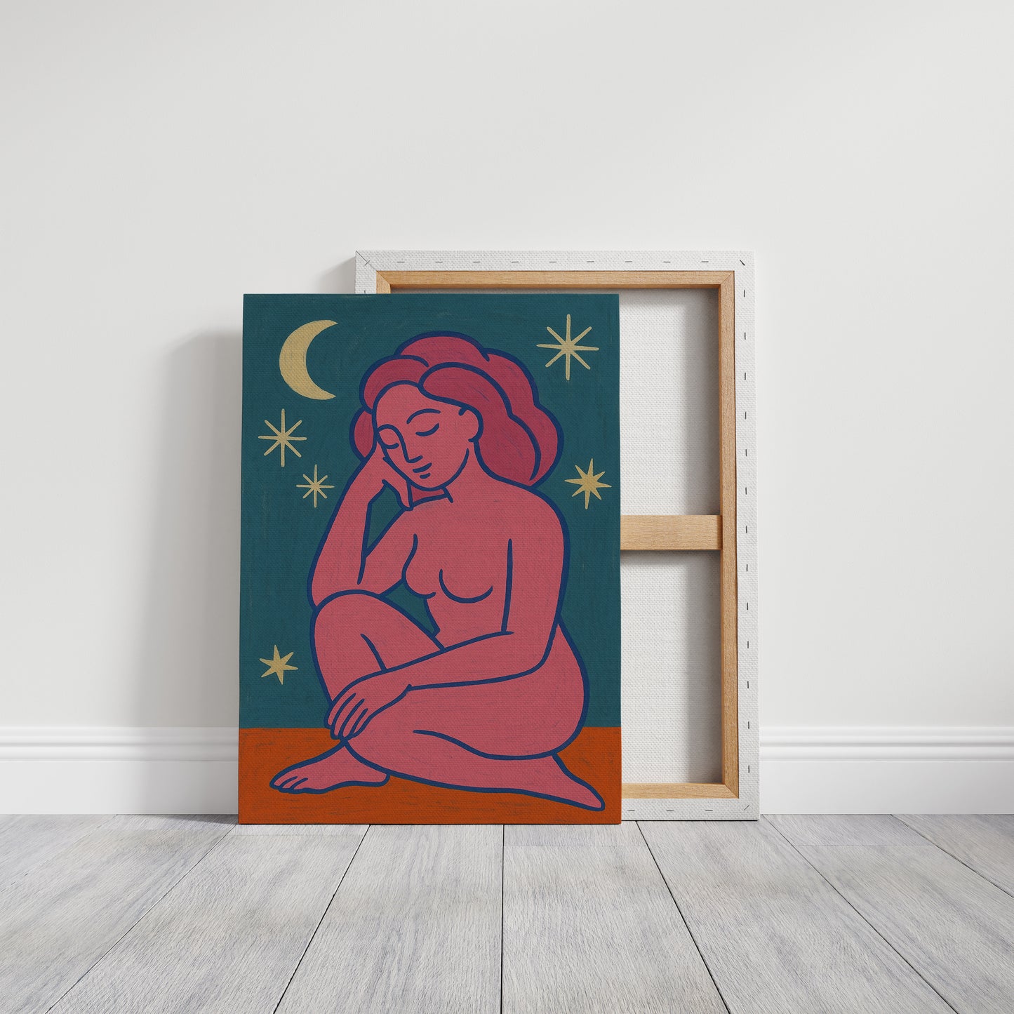 Midnight Muse in Neon Dreams