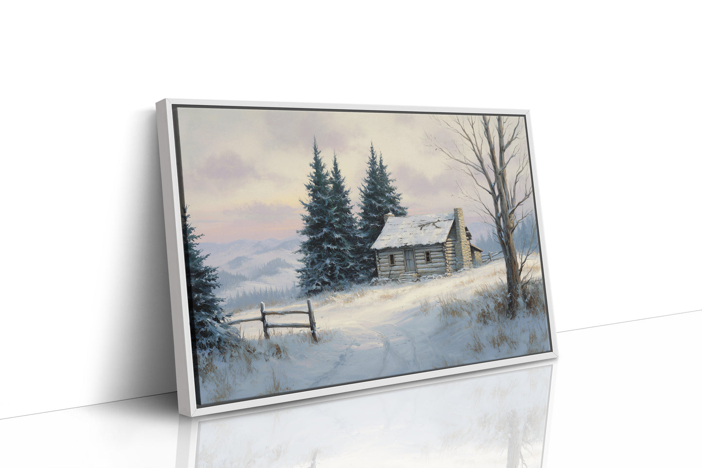 Snow Settles On Mountain Memories