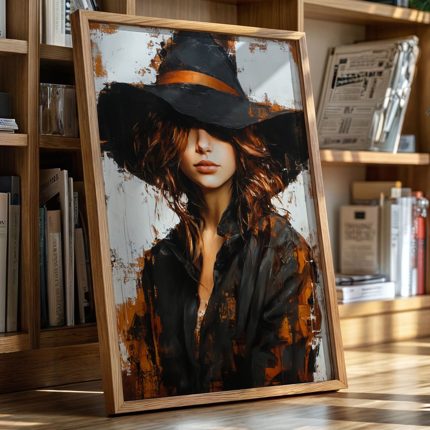 Mystique in Black and Orange