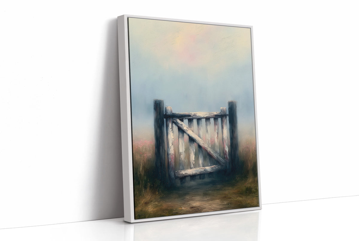 The Old Farm Gate at Dawn