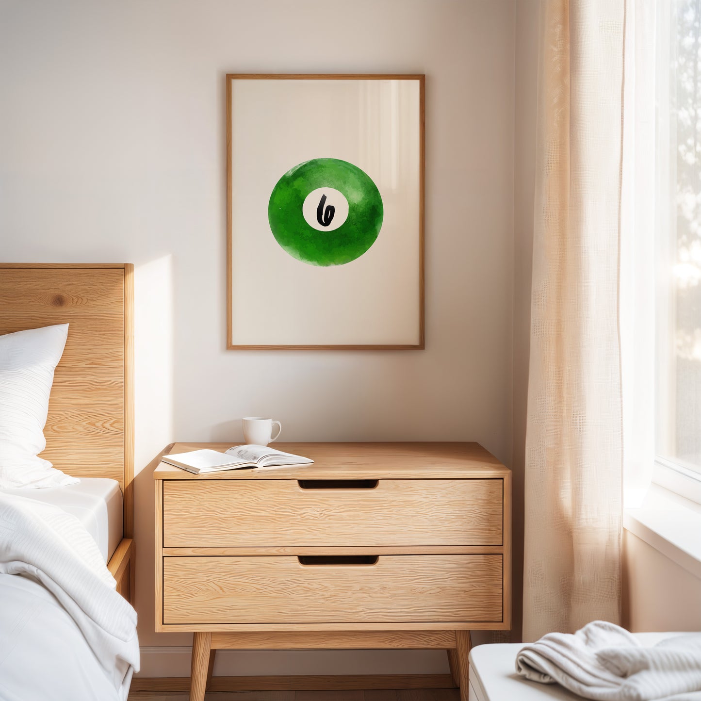 Lucky Six Floats In Emerald Depths