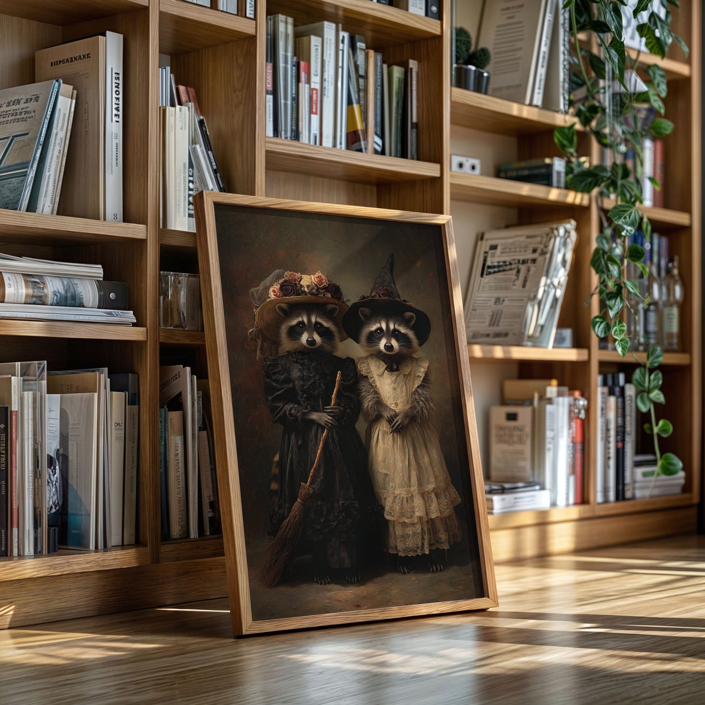 Charmed Companions in Curious Attire