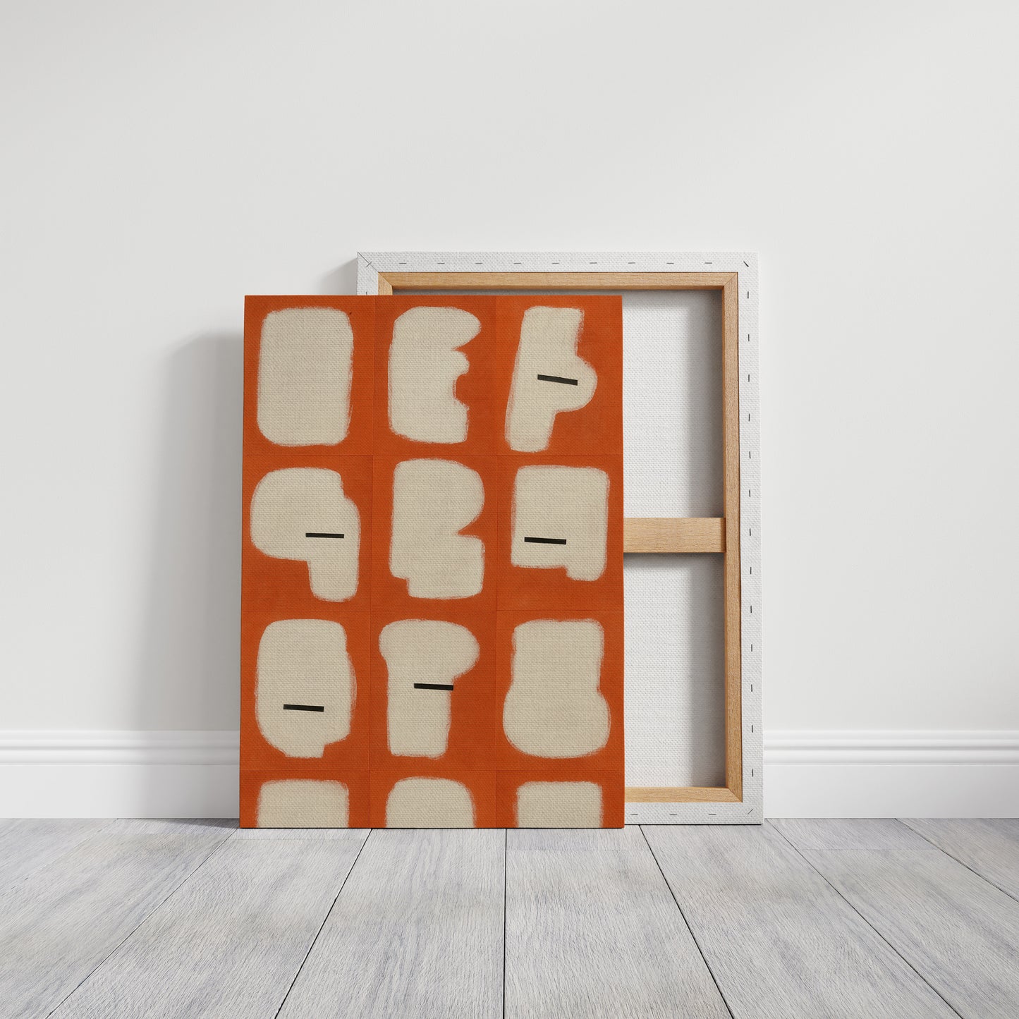 Minimal Shapes on Burnt Orange Grid