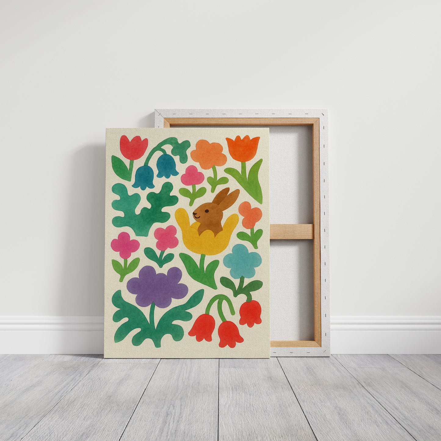 Bunny in the Bloom Garden