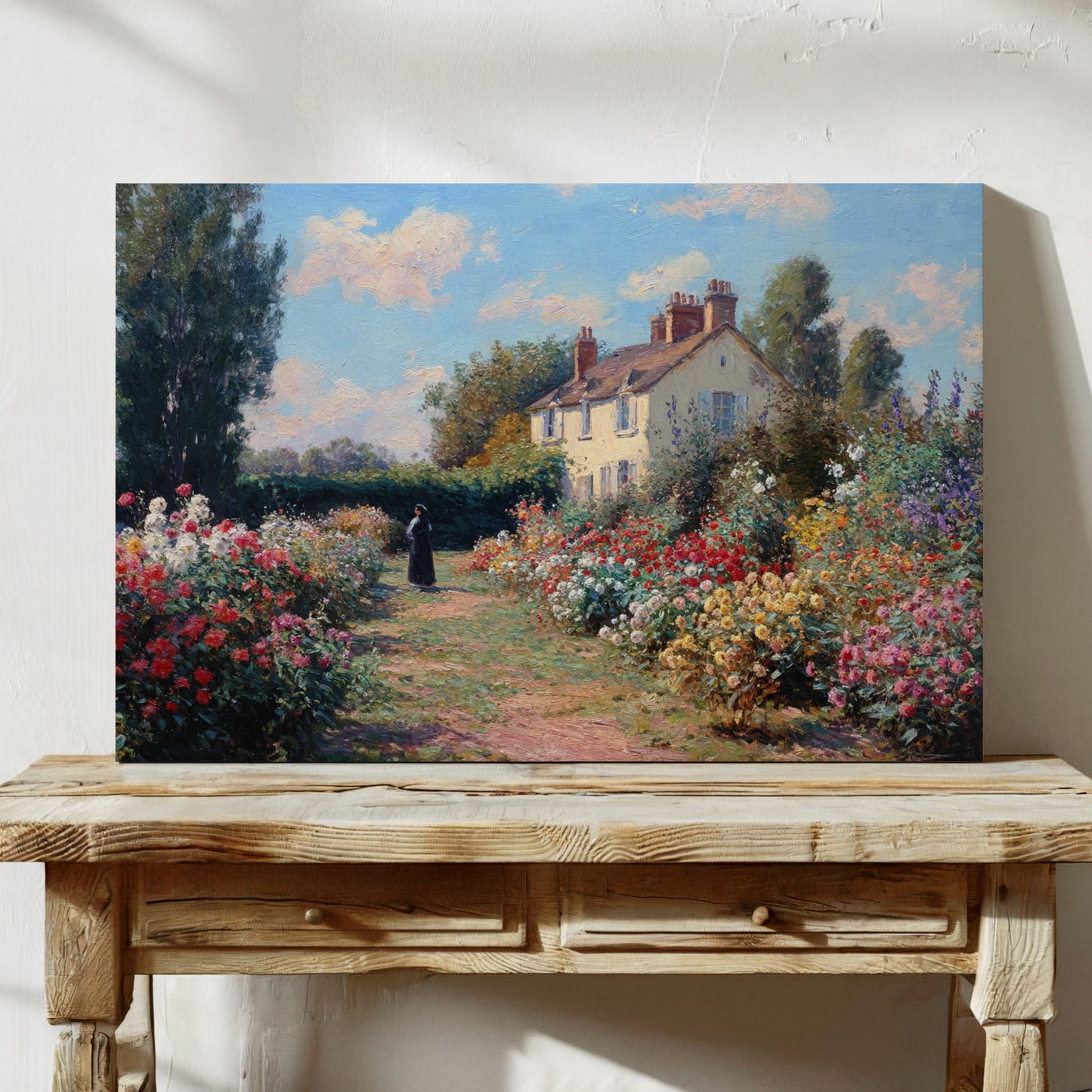 A Path Through Blooming Memories