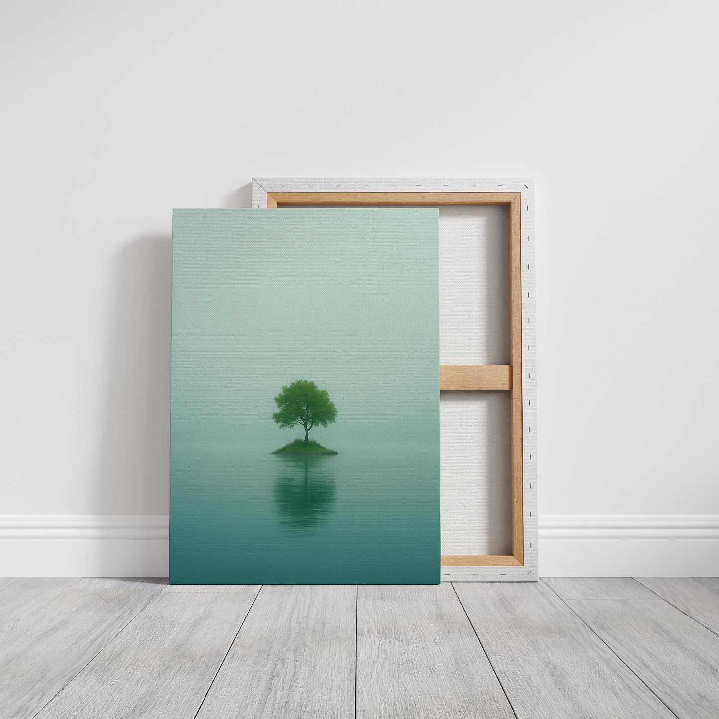 Solitary Tree in Mist