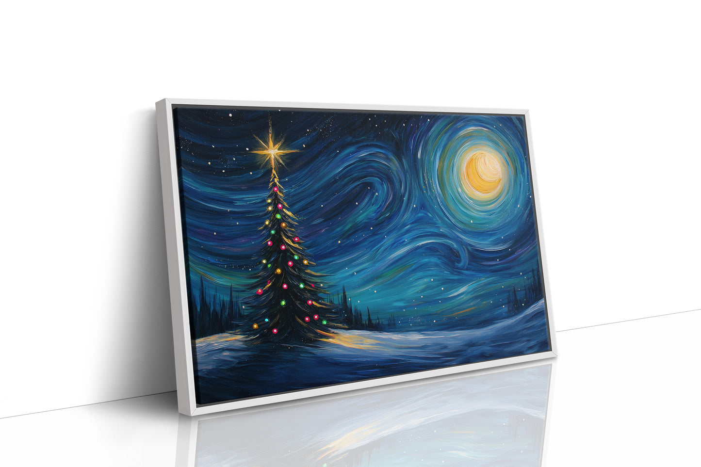 Starlit Pine Dances With Moon