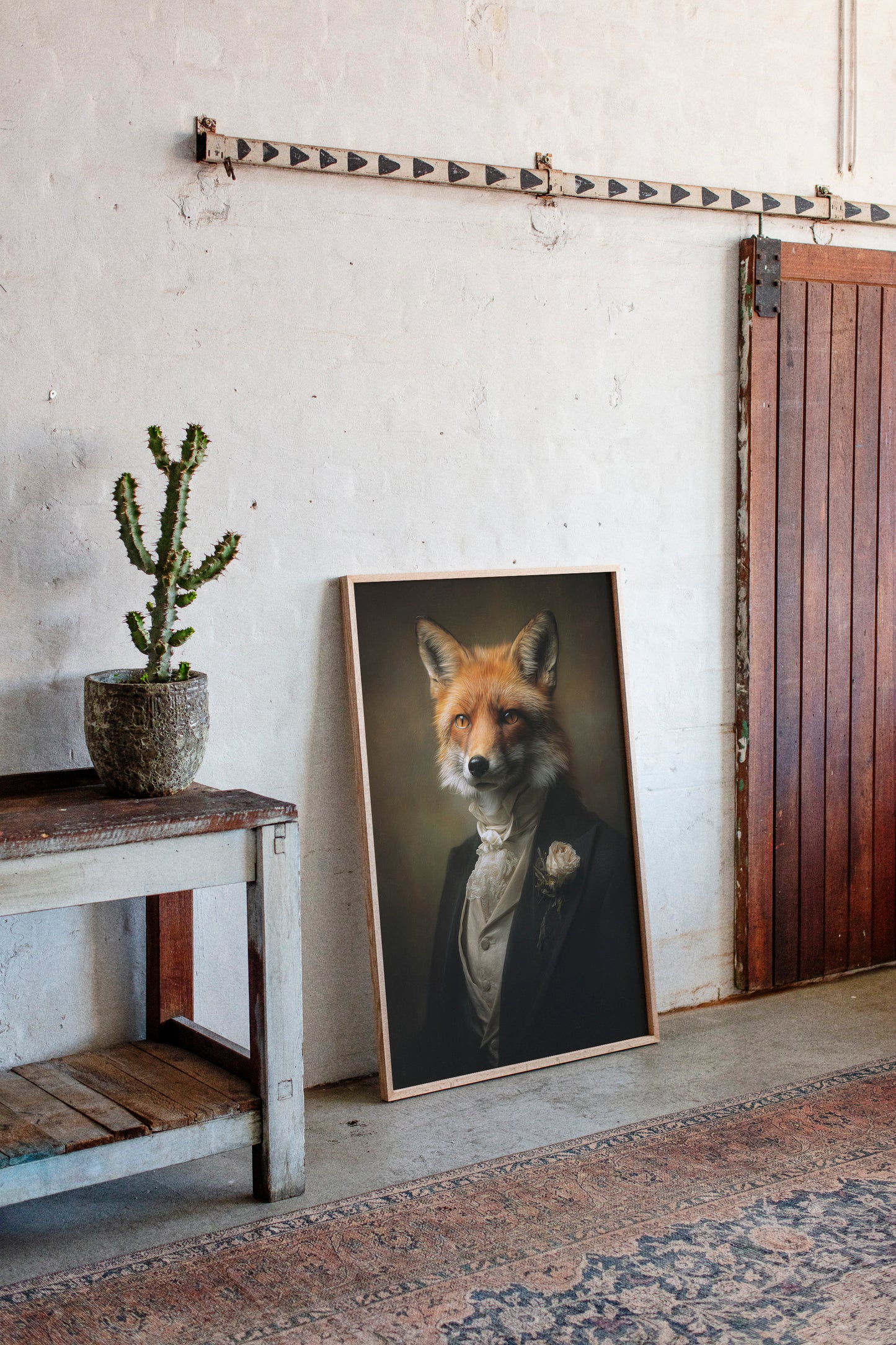 Regal Fox in Formal Attire