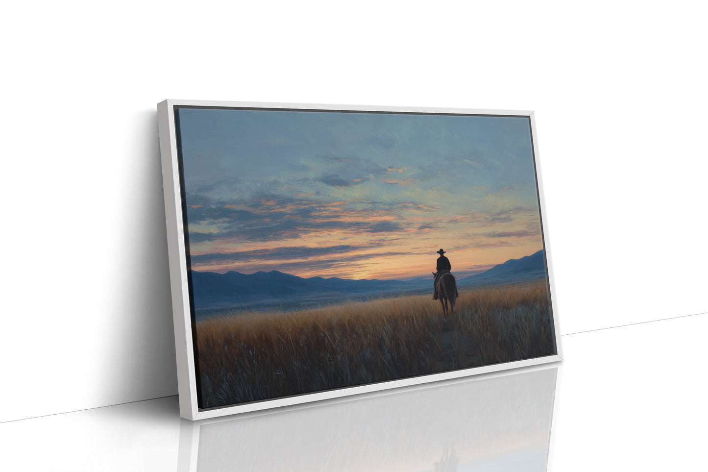 Twilight Journey Through Amber Prairie