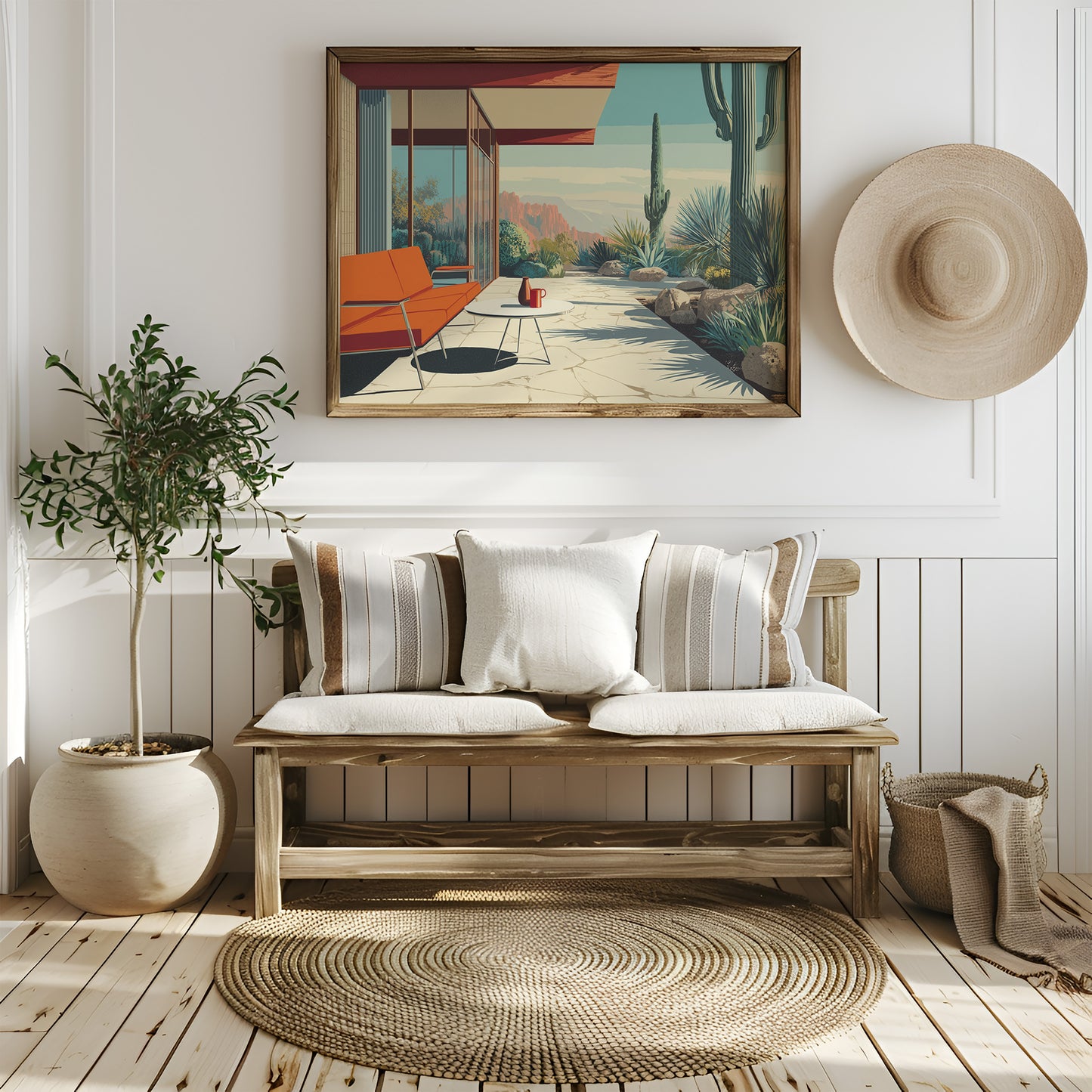 Desert Modernism Greets Coral Dawn