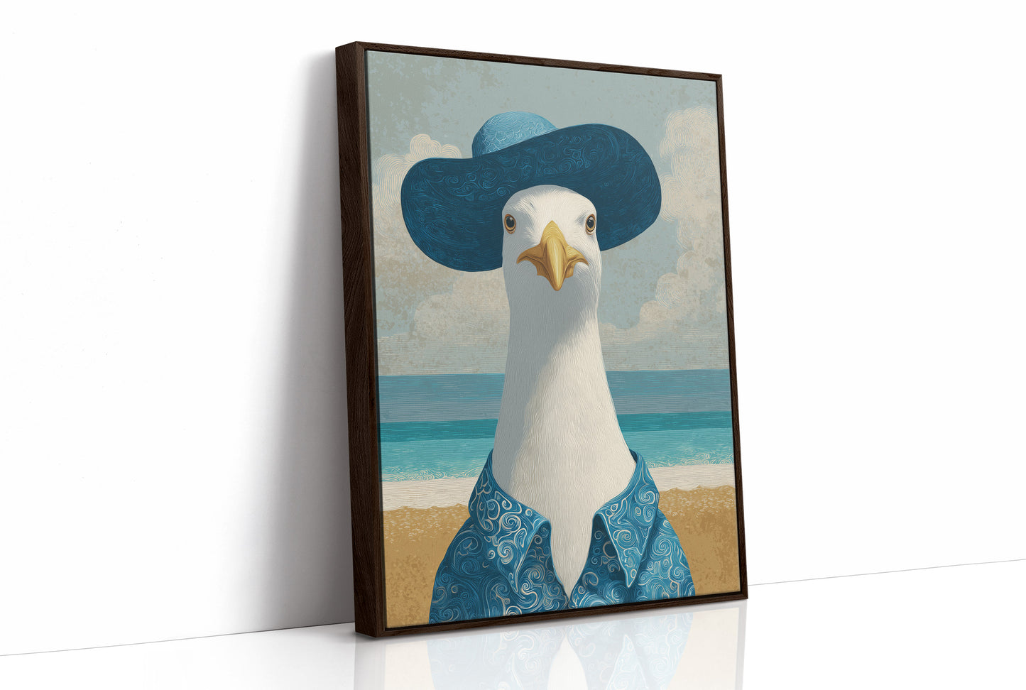 Seaside Gull In Fancy Attire