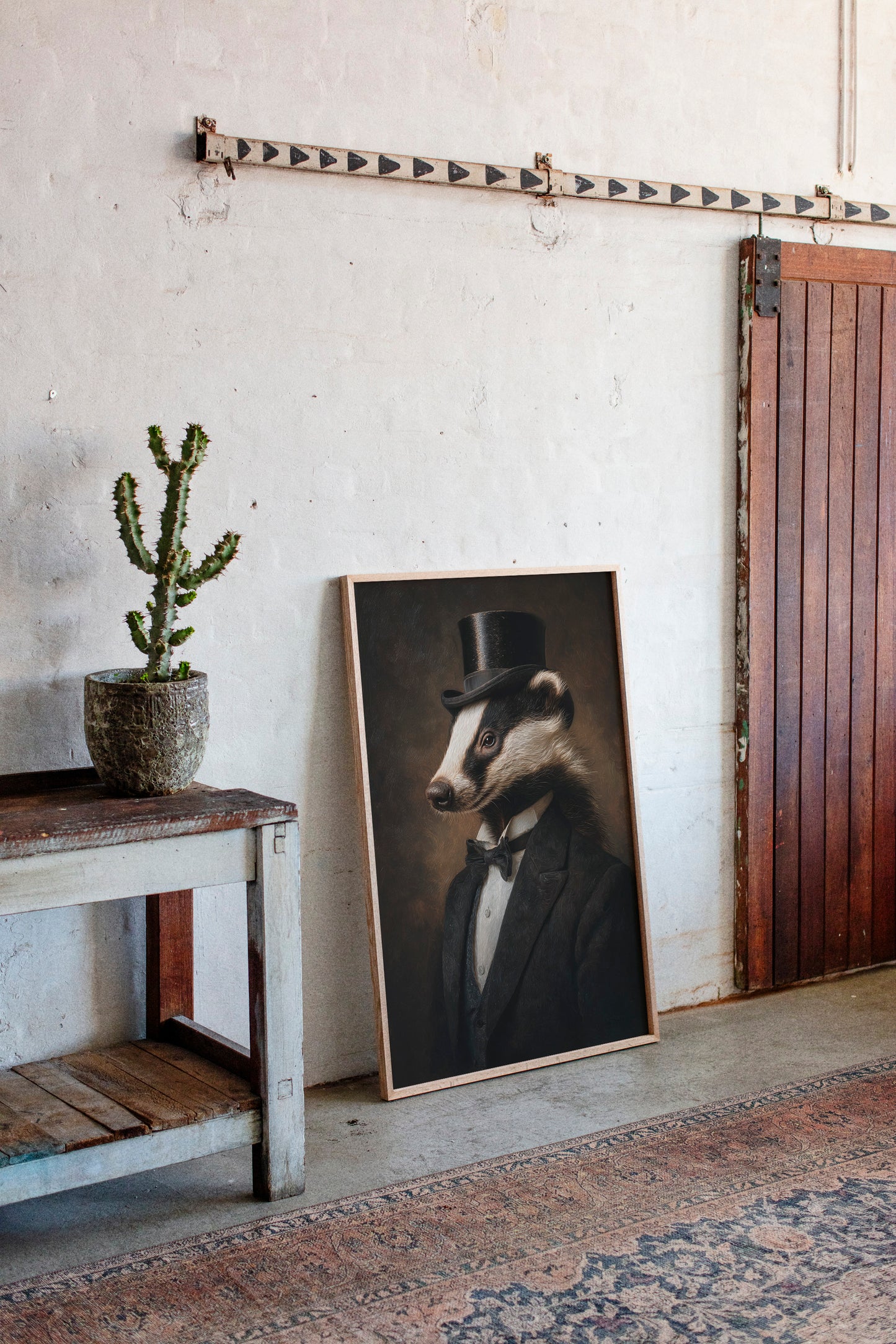 Dapper Badger in Formal Attire