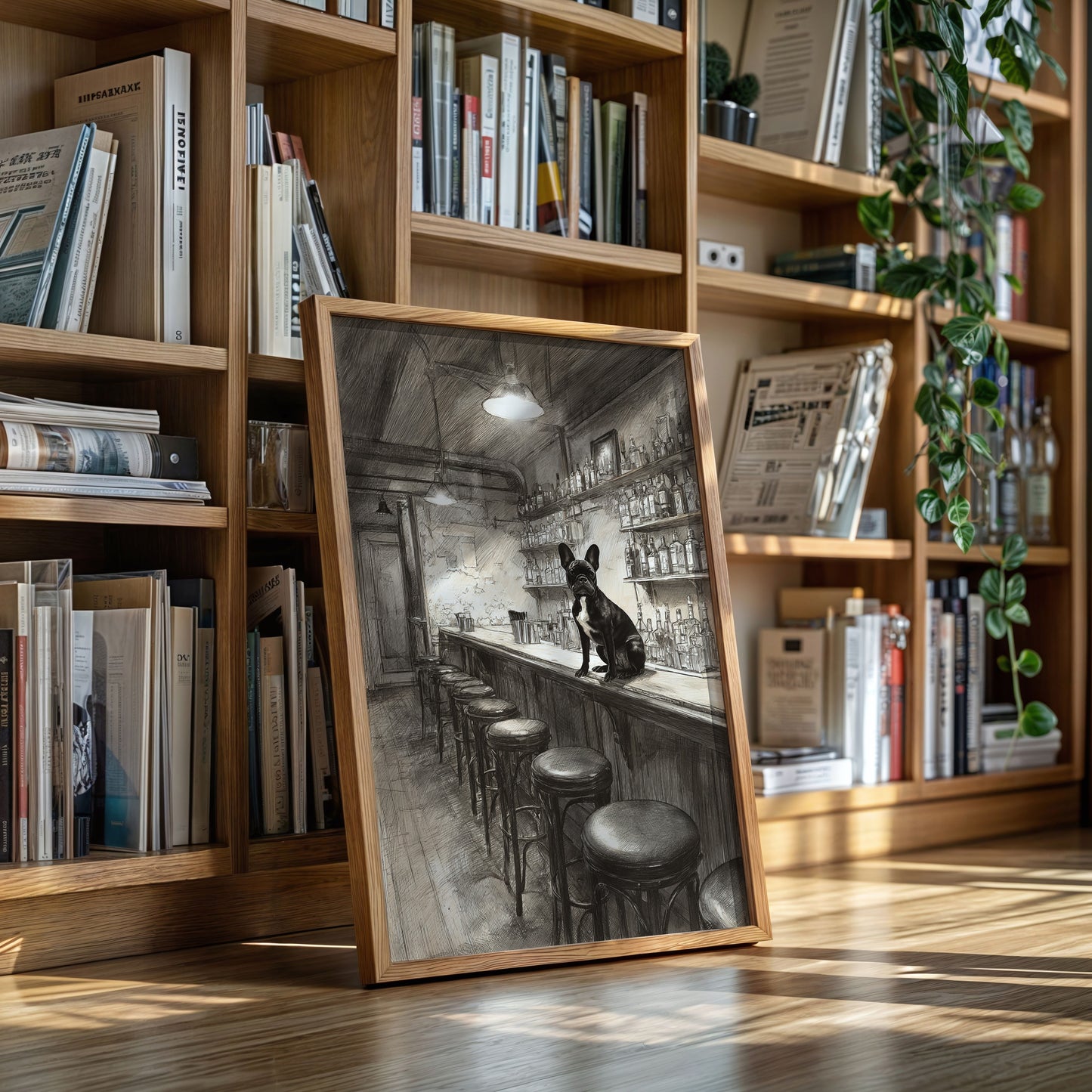 Beneath The Bar's Gentle Glow