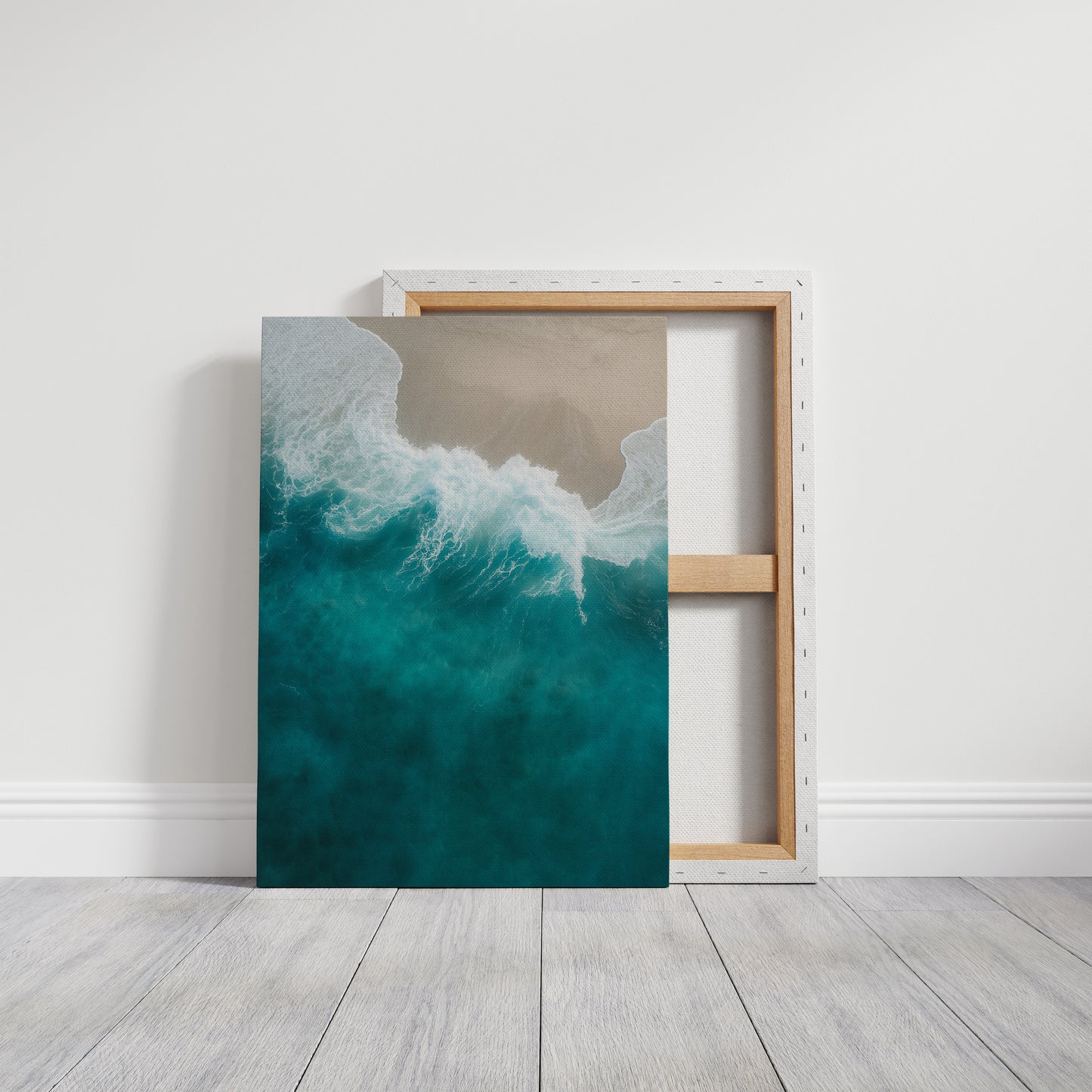 Aerial Drift Over Turquoise Tide