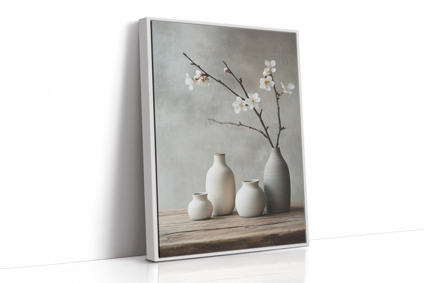 Minimalist Japanese Still Life Print – Zen Aesthetic Home Art