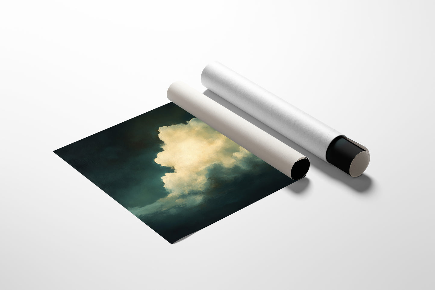 Summer Storm Builds Golden Light