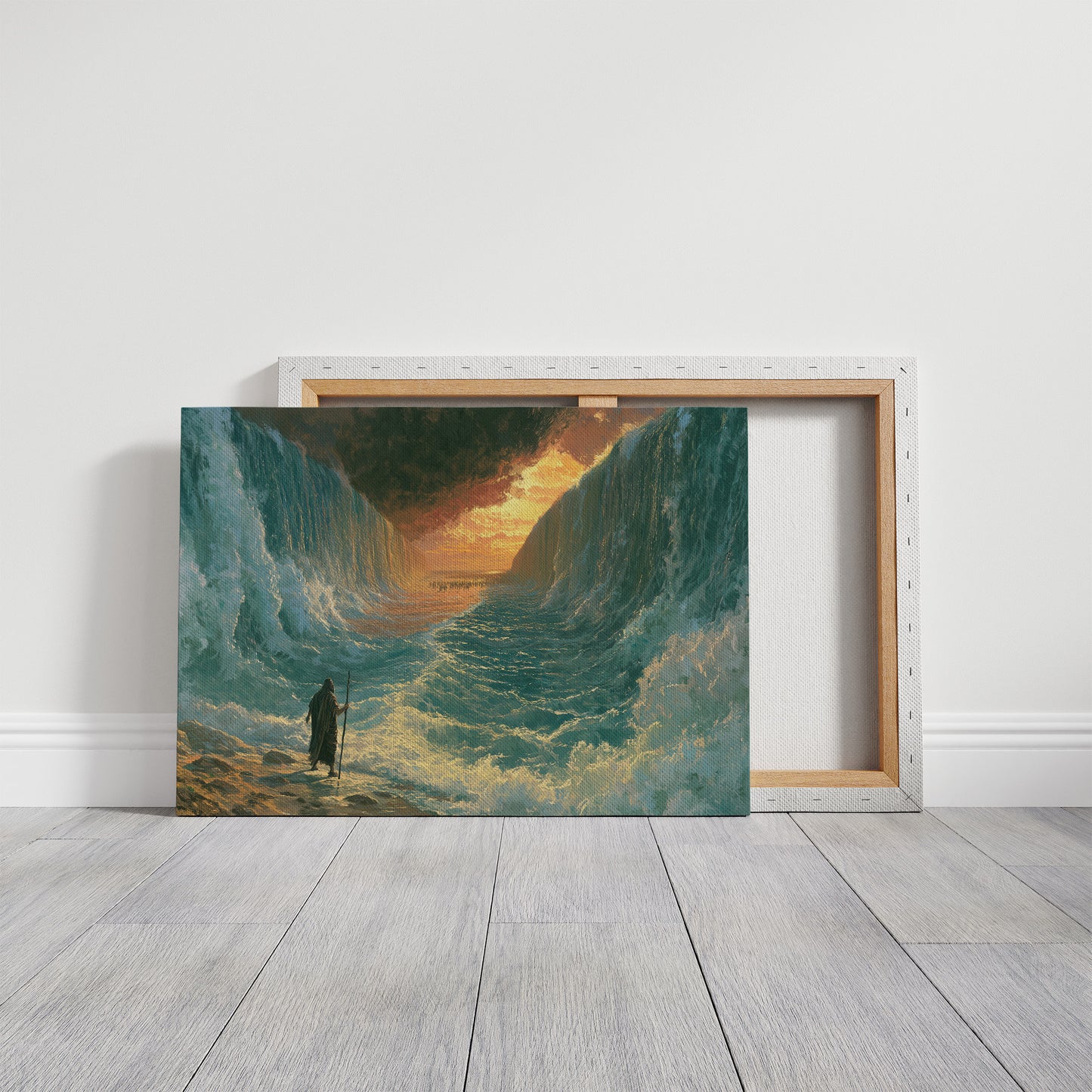 Moses Parts the Sea of Fire