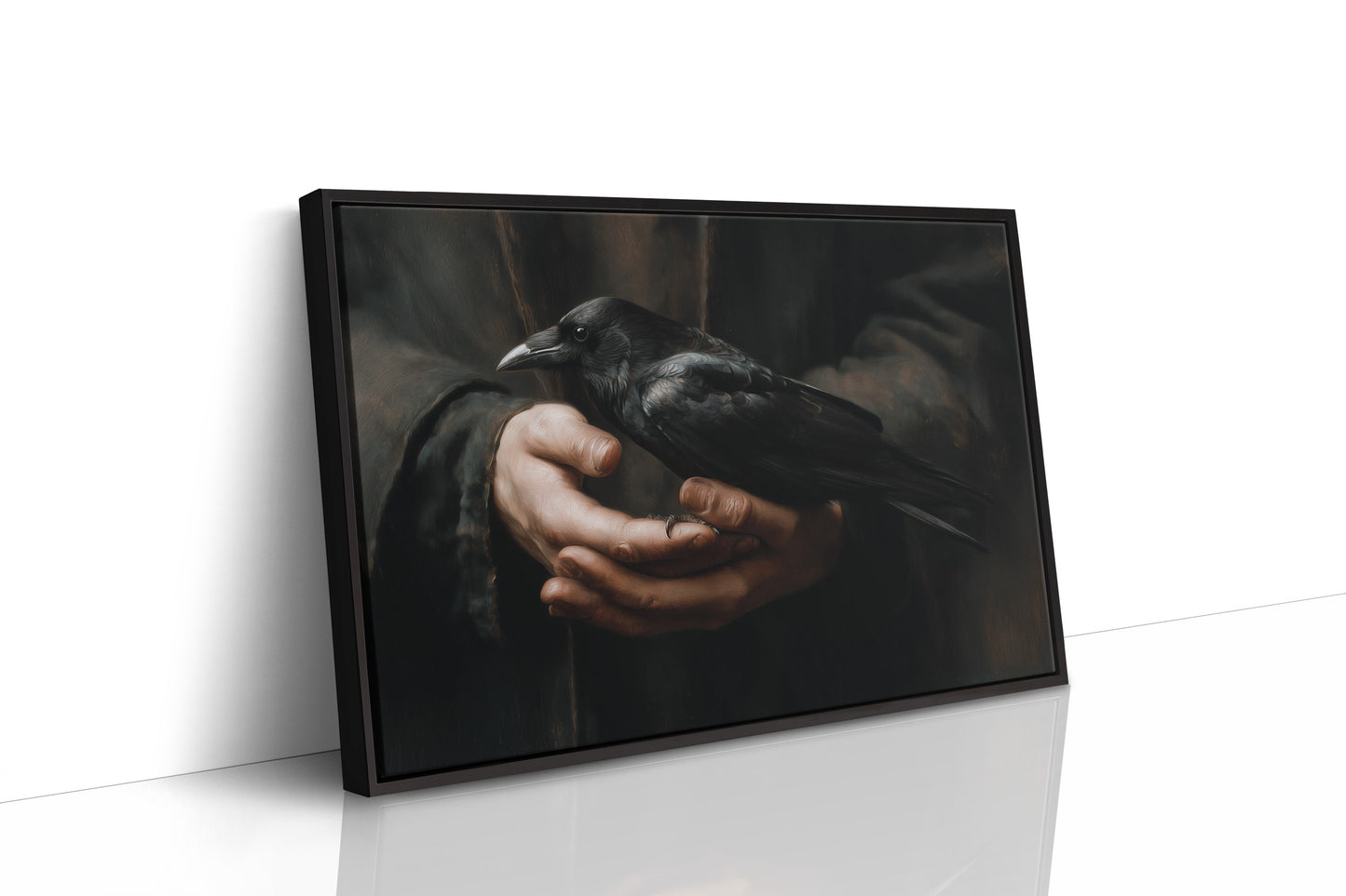 Raven's Trust In Human Hands