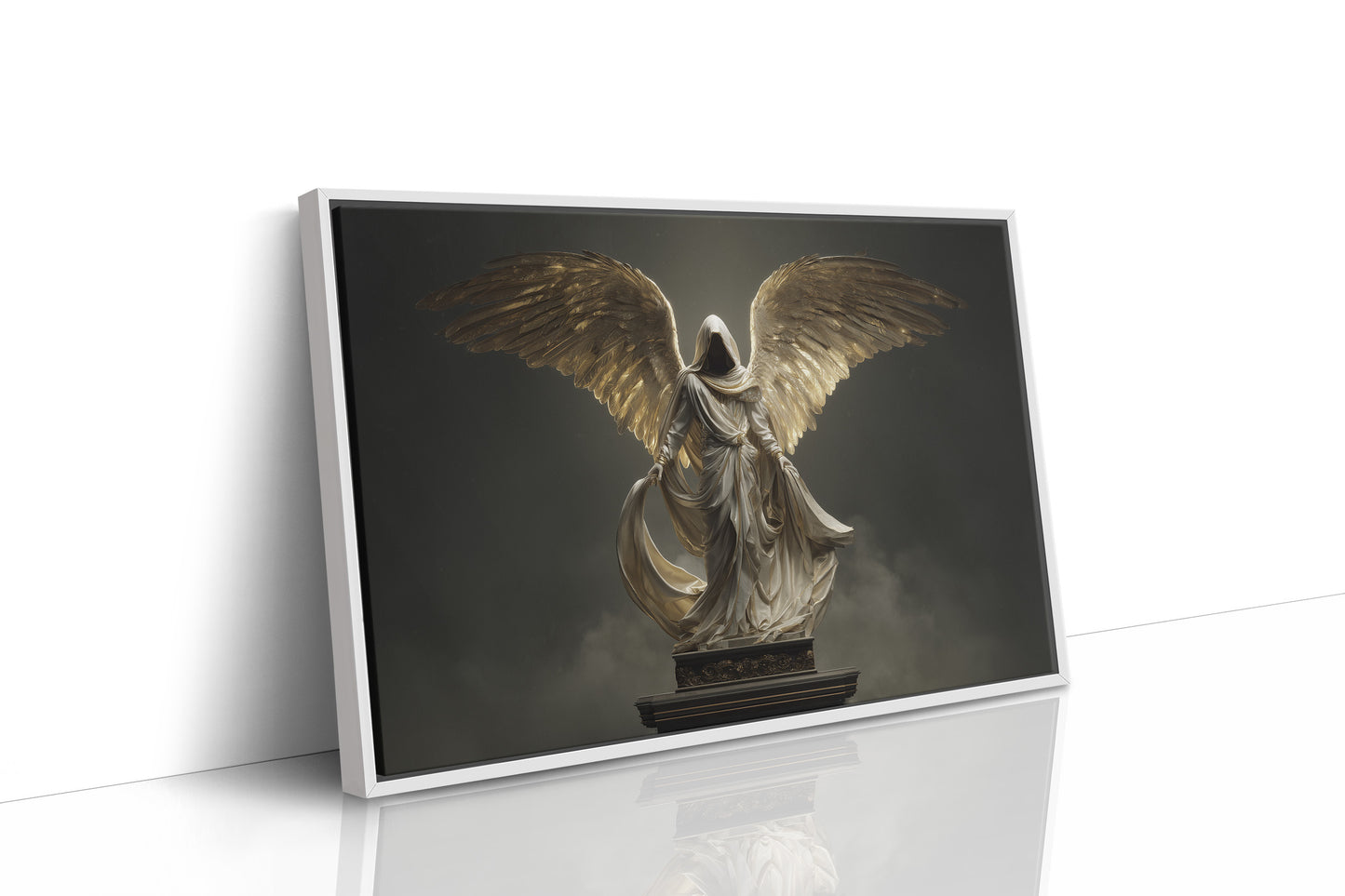 Wings Ascend From Ancient Stone