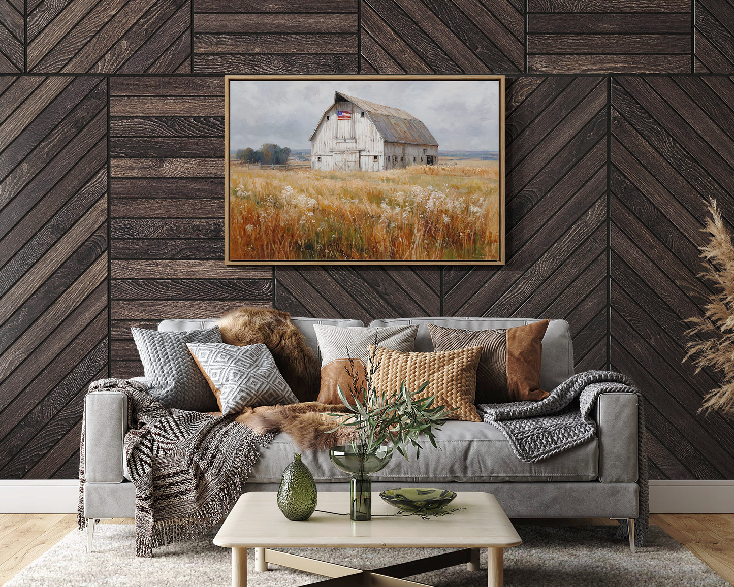 Prairie Stars Above Weathered White