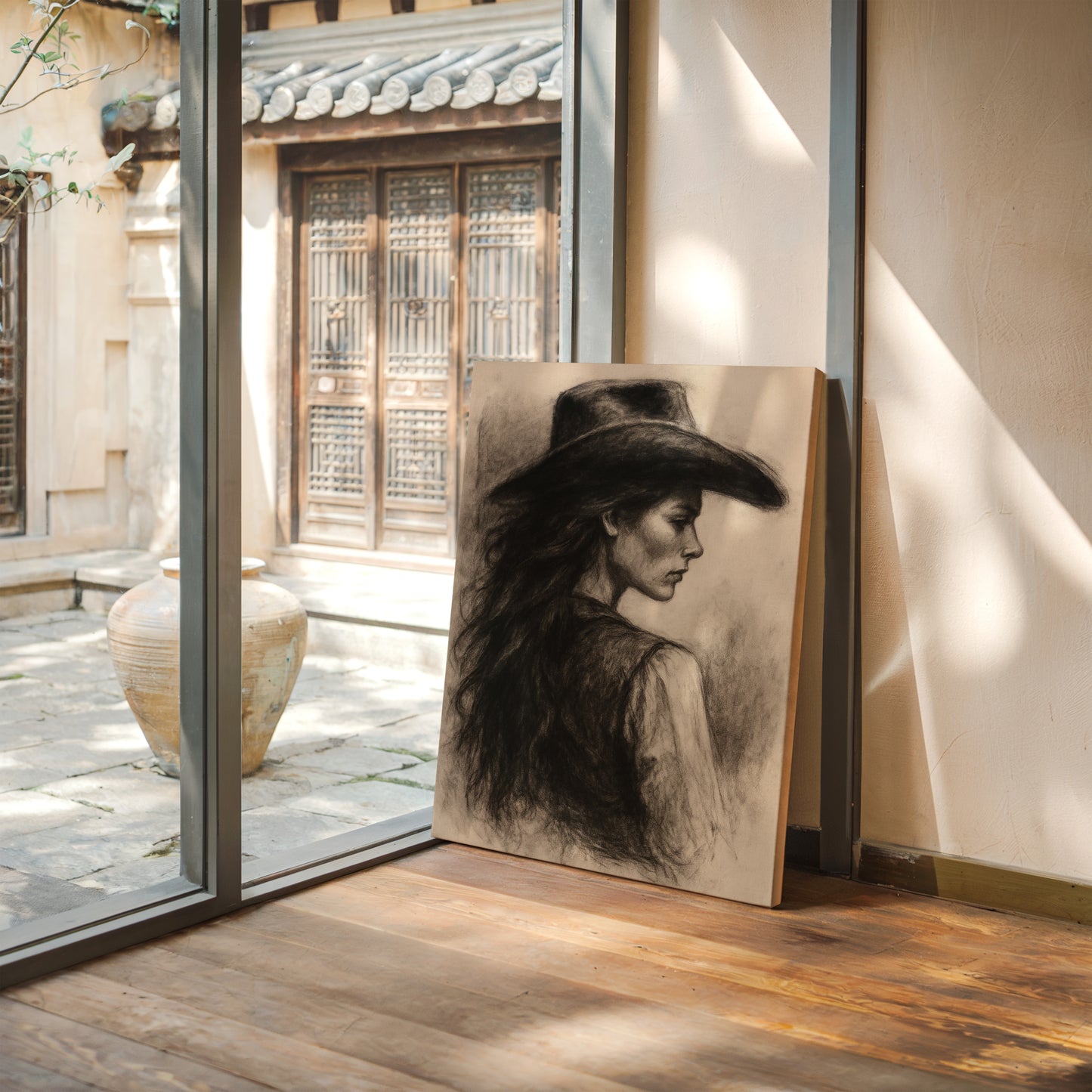 Cowgirl in Charcoal