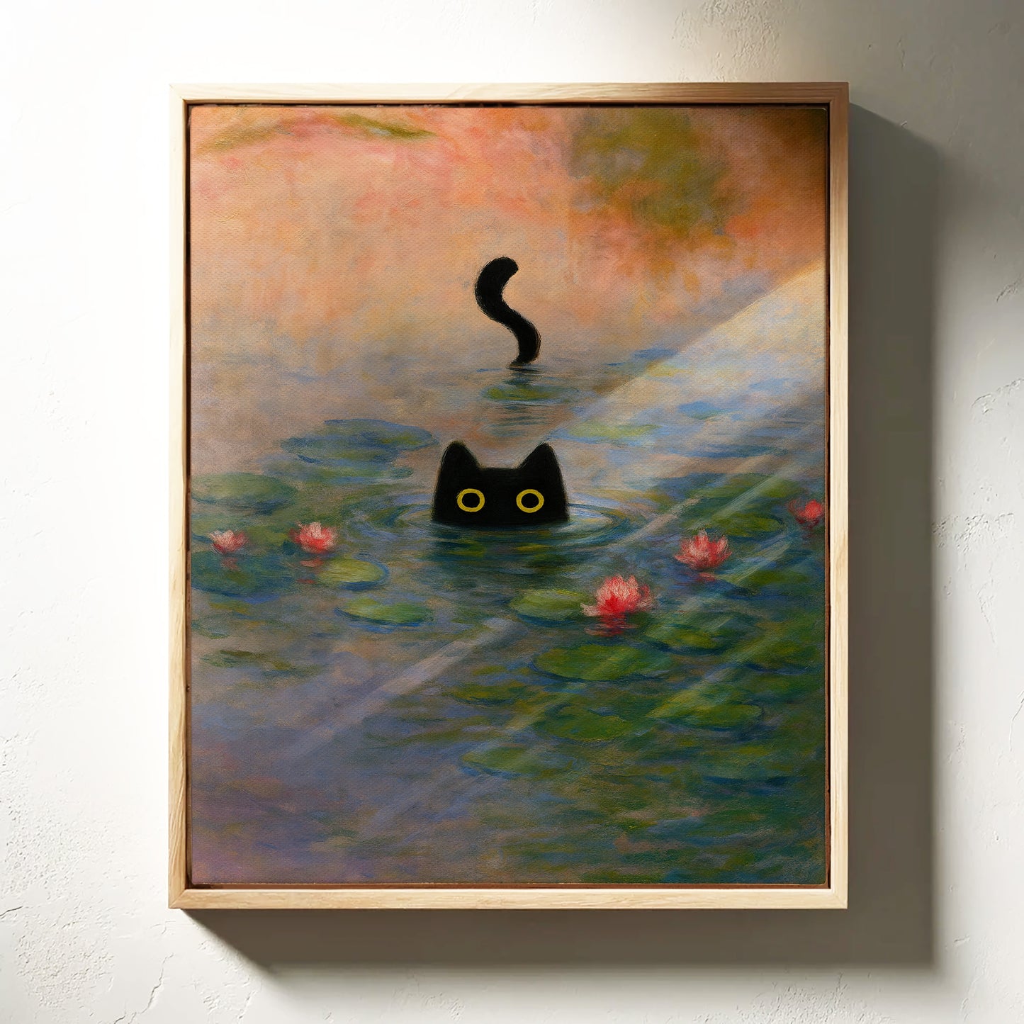 Mystery Cat Among the Lilies