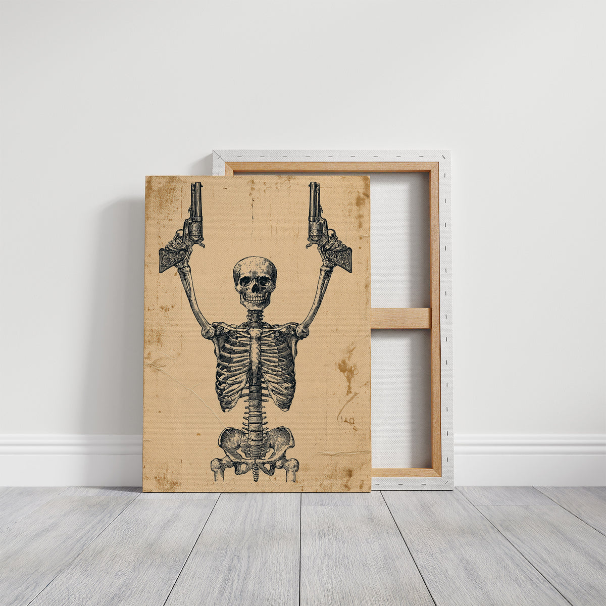 Guns Blazing: Skeleton Gunslinger
