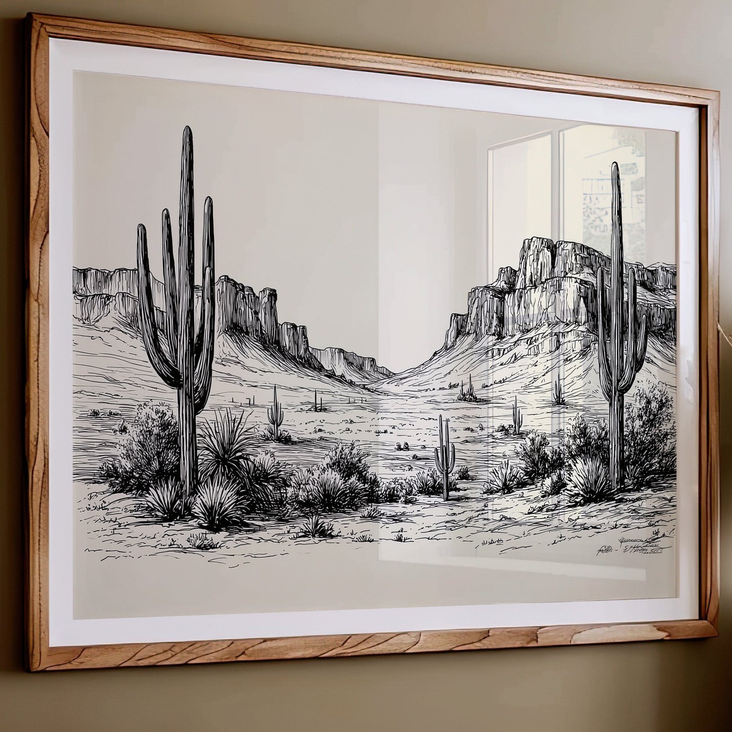 Saguaros Stand Like Ancient Sentinels