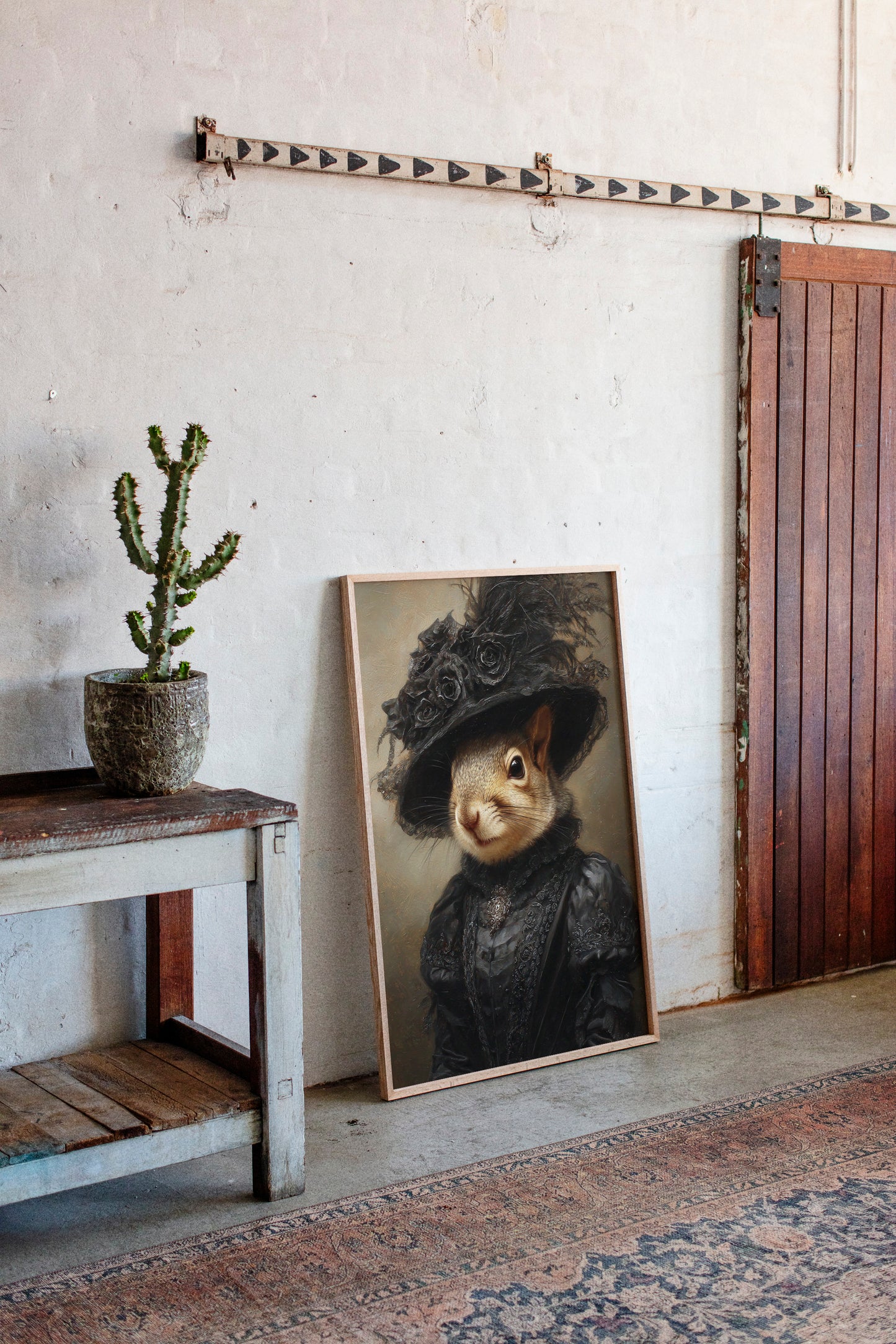 Regal Squirrel in Victorian Attire