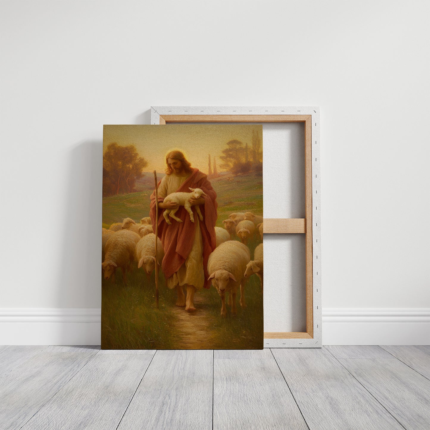 Sacred Pastoral In Golden Light