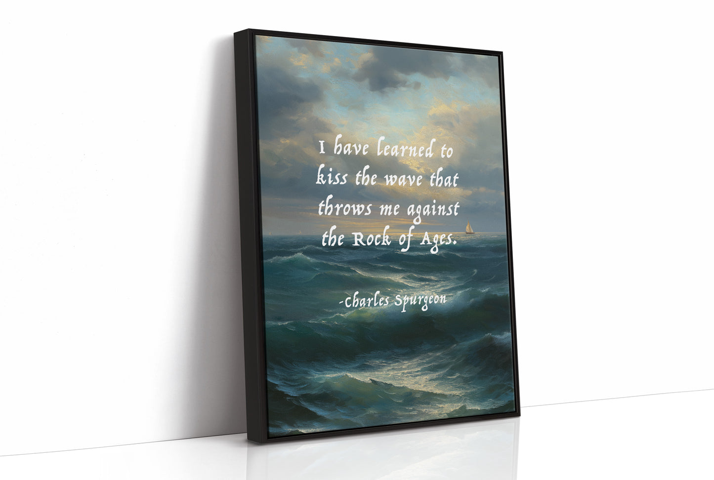Kiss the Wave Rock of Ages Quote Art