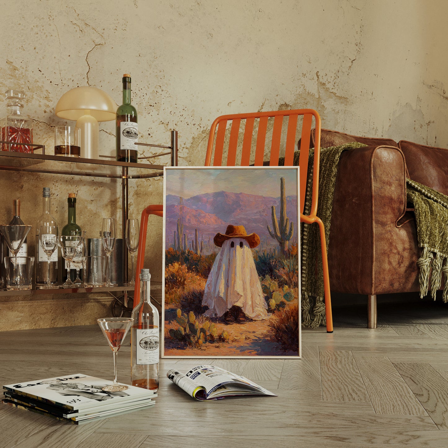 A Cowboy's Playful Mirage