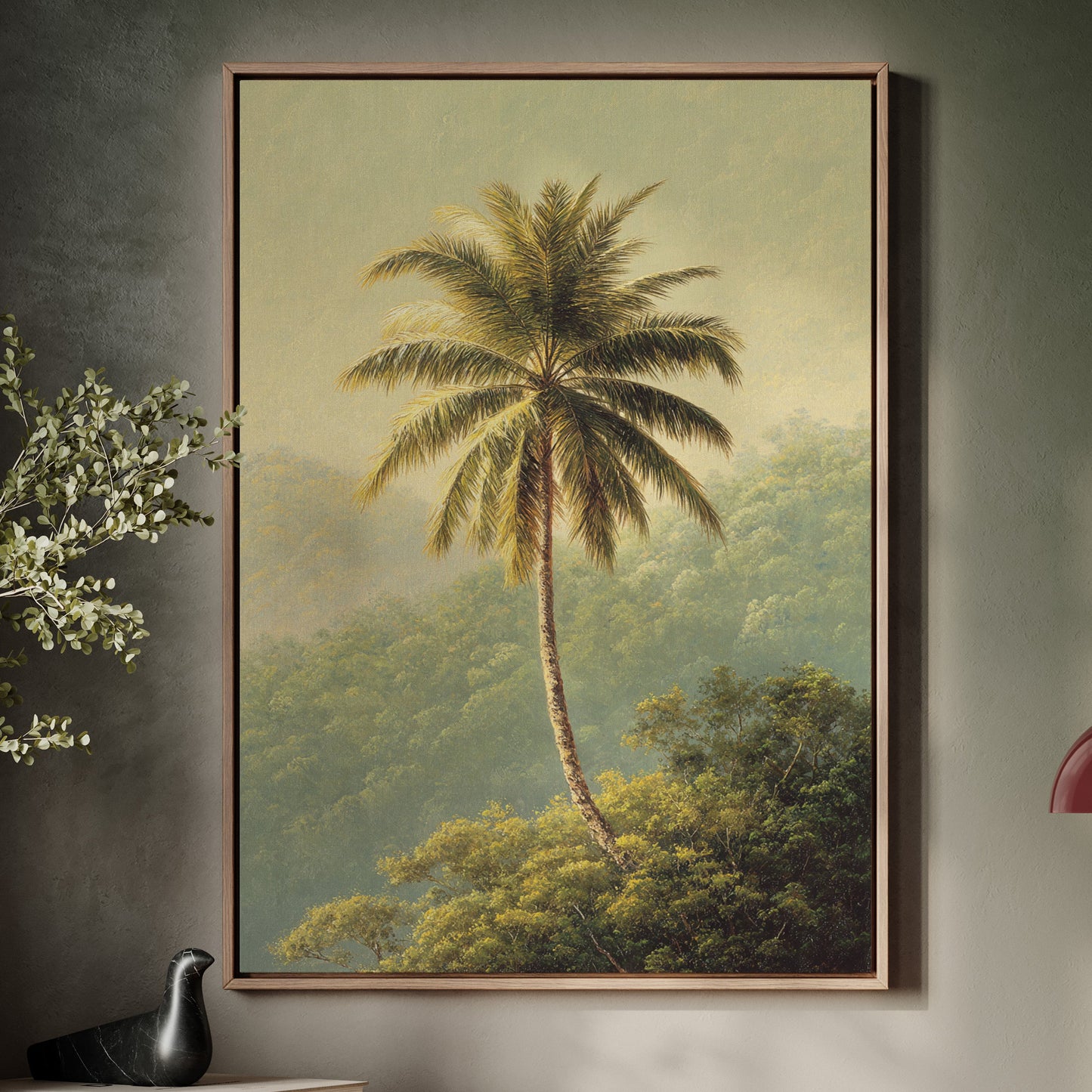 A Solitary Palm's Embrace