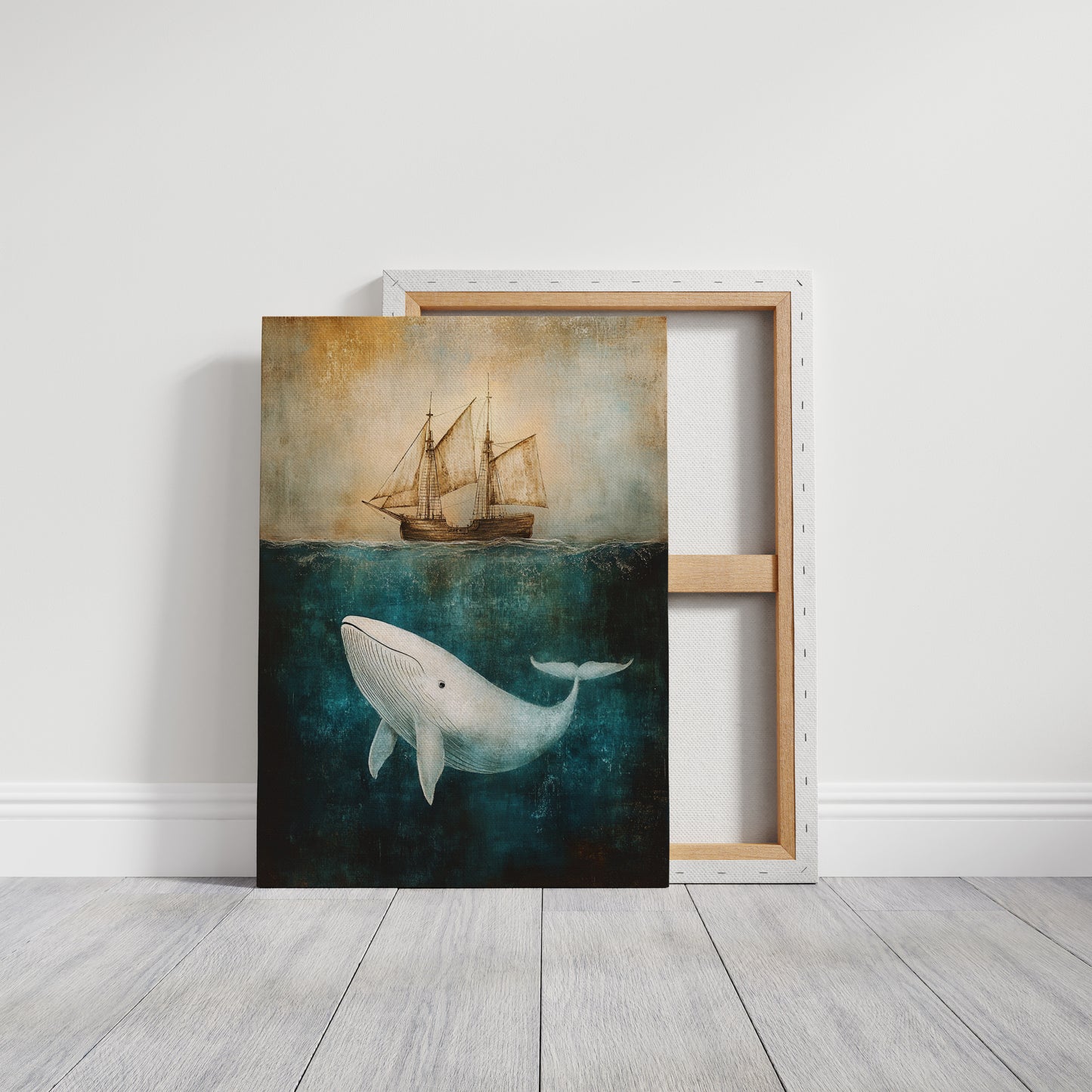 Whale Dreams Beneath the Tall Ship